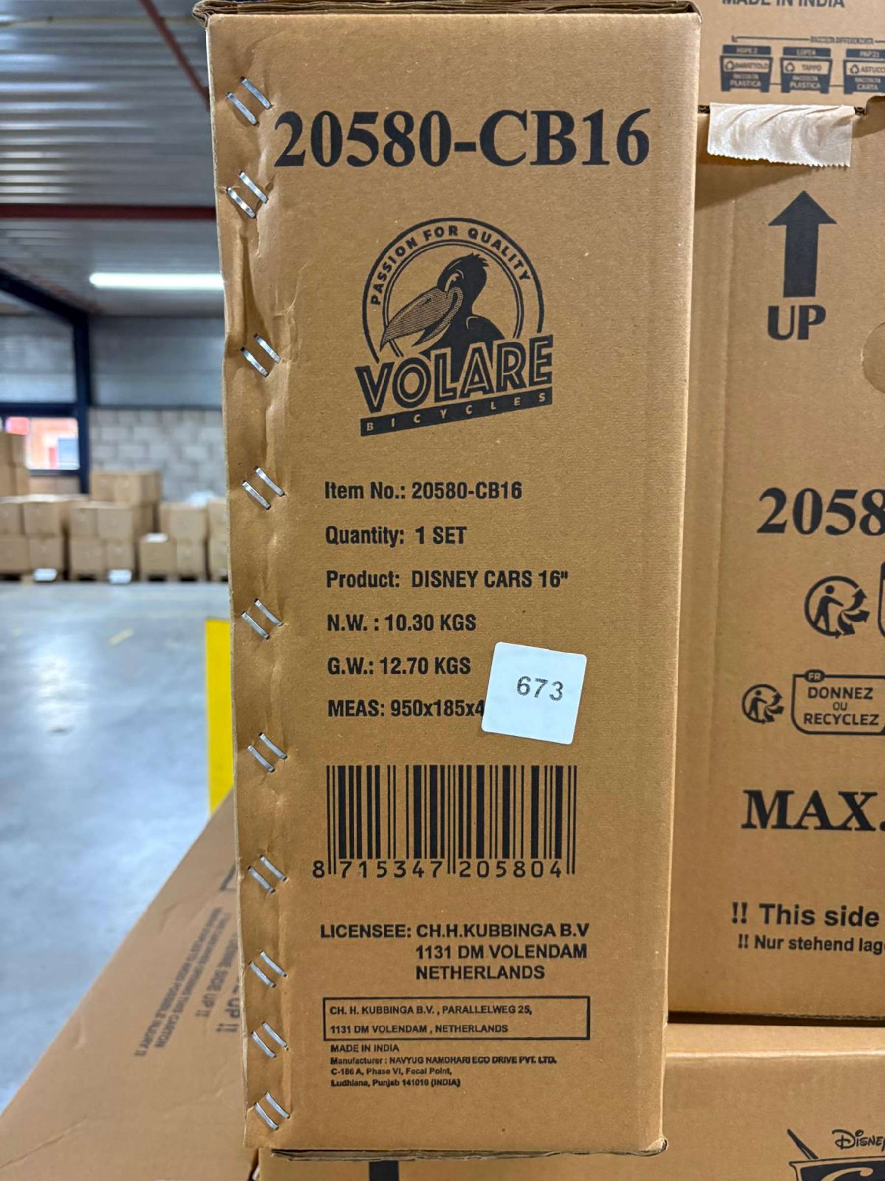 Disney Cars Kinderfiets - Jongens - 16 inch - Rood 11 Disney Cars Kinderfiets - Jongens - 16 inch - Rood - Afbeelding 11