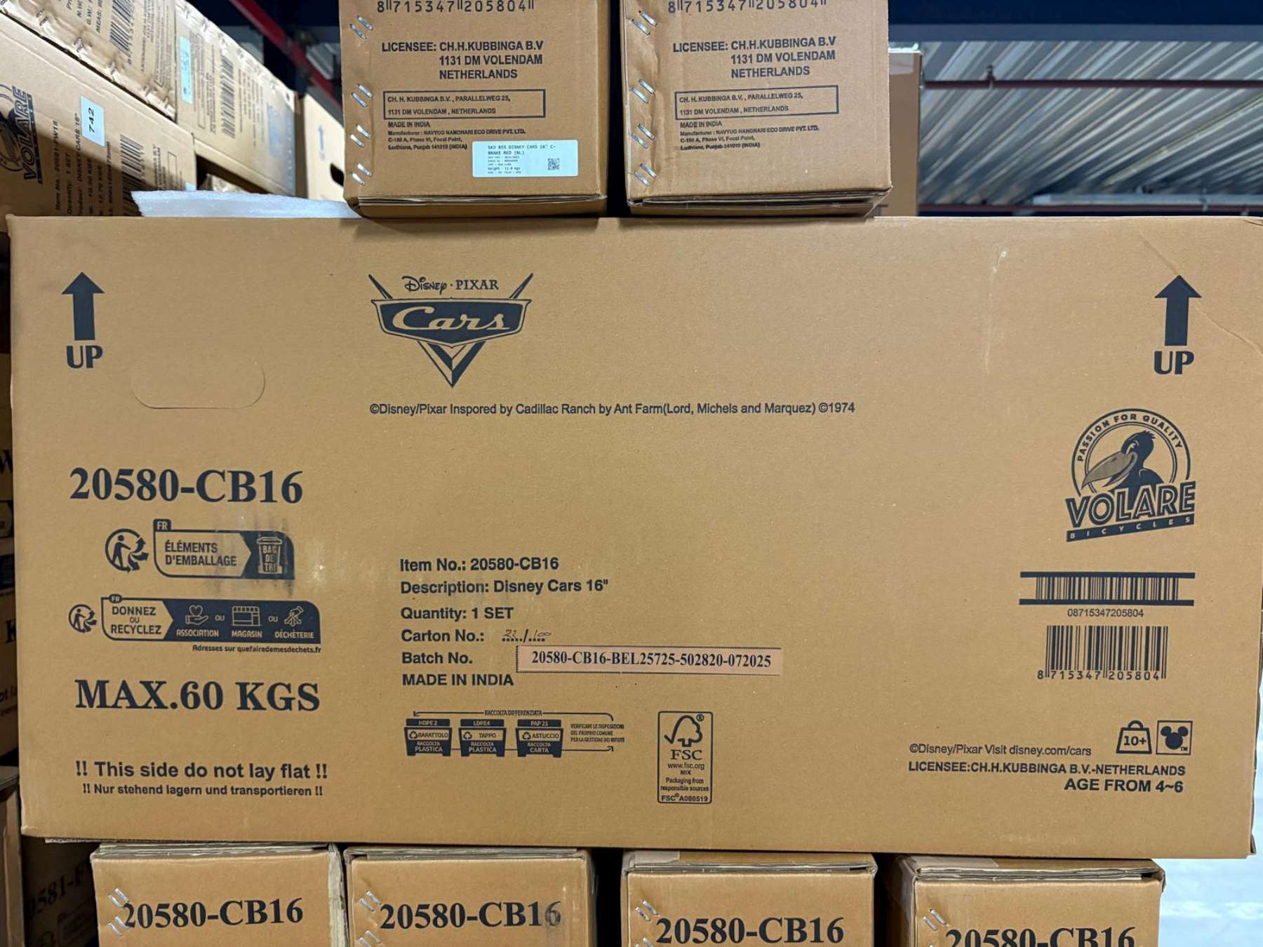 Disney Cars Kinderfiets - Jongens - 16 inch - Rood 13 Disney Cars Kinderfiets - Jongens - 16 inch - Rood - Afbeelding 13