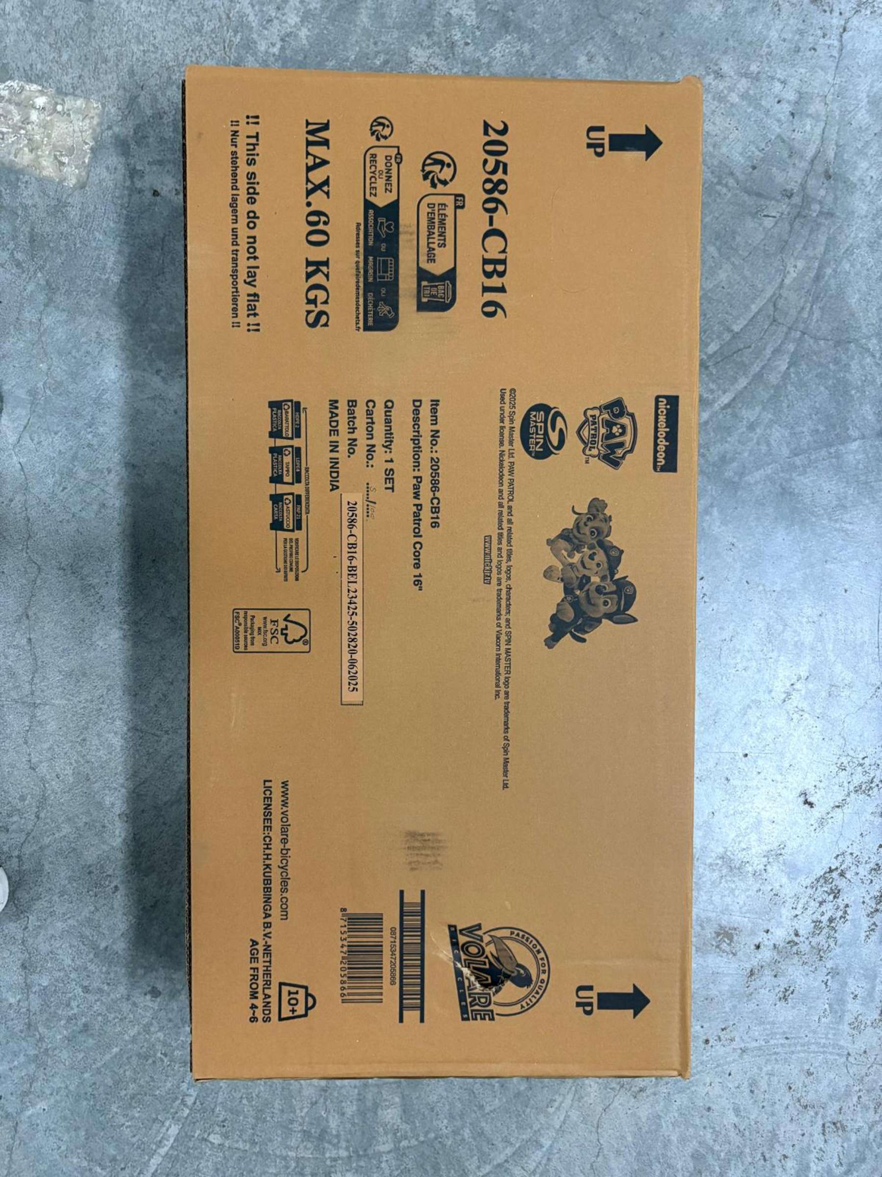 Paw Patrol Kinderfiets - Jongens - 16 inch - Rood Blauw 13 Paw Patrol Kinderfiets - Jongens - 16 inch - Rood Blauw - Afbeelding 13