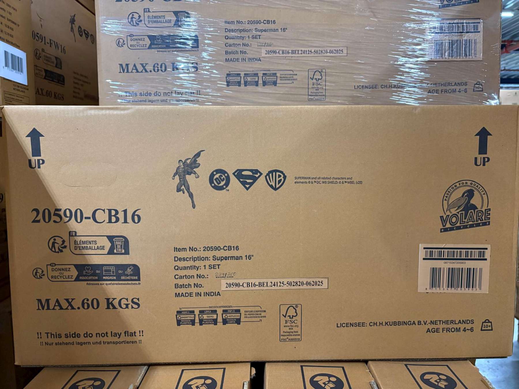 Superman Kinderfiets - Jongens - 16 inch - Blauw 13 Superman Kinderfiets - Jongens - 16 inch - Blauw - Afbeelding 13