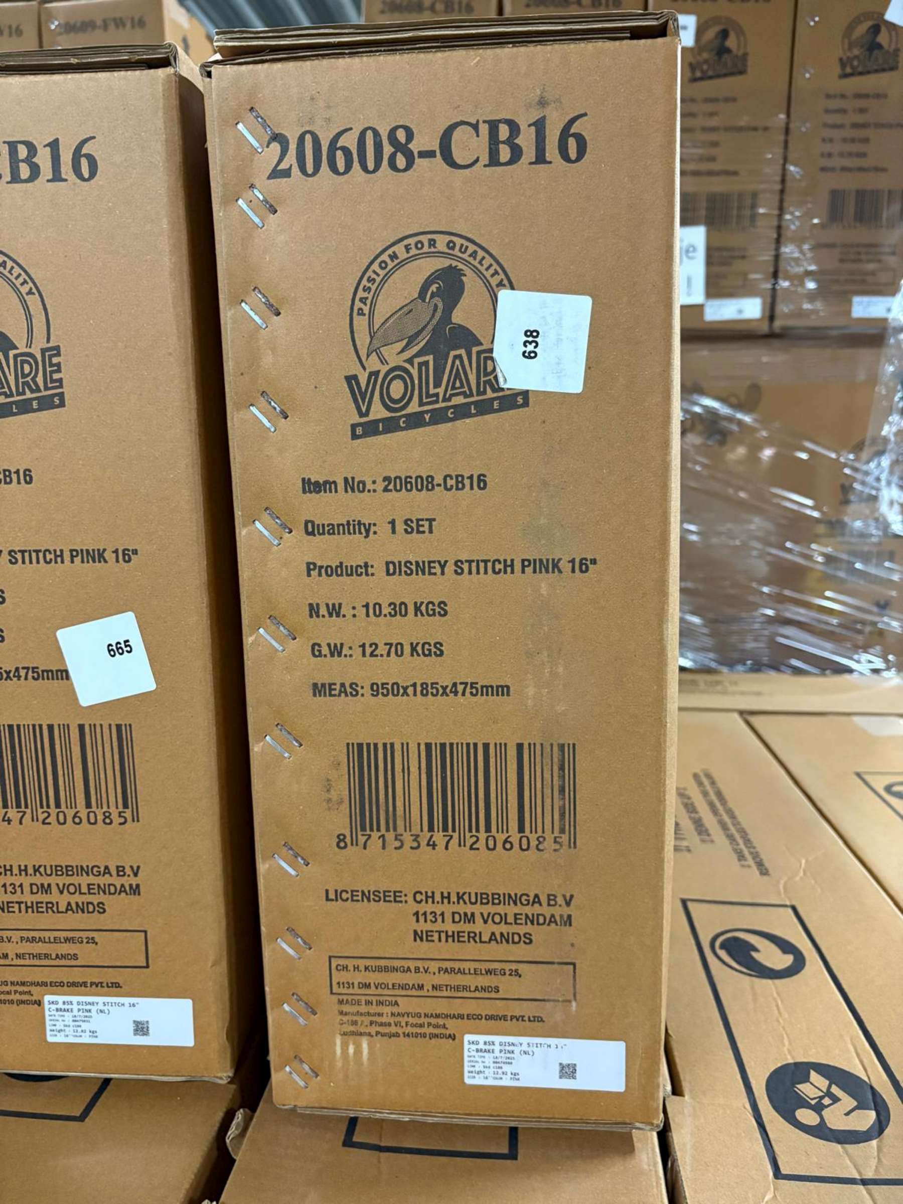 Disney Stitch Kinderfiets - Meisjes - 16 inch - Roze 11 Disney Stitch Kinderfiets - Meisjes - 16 inch - Roze - Afbeelding 11