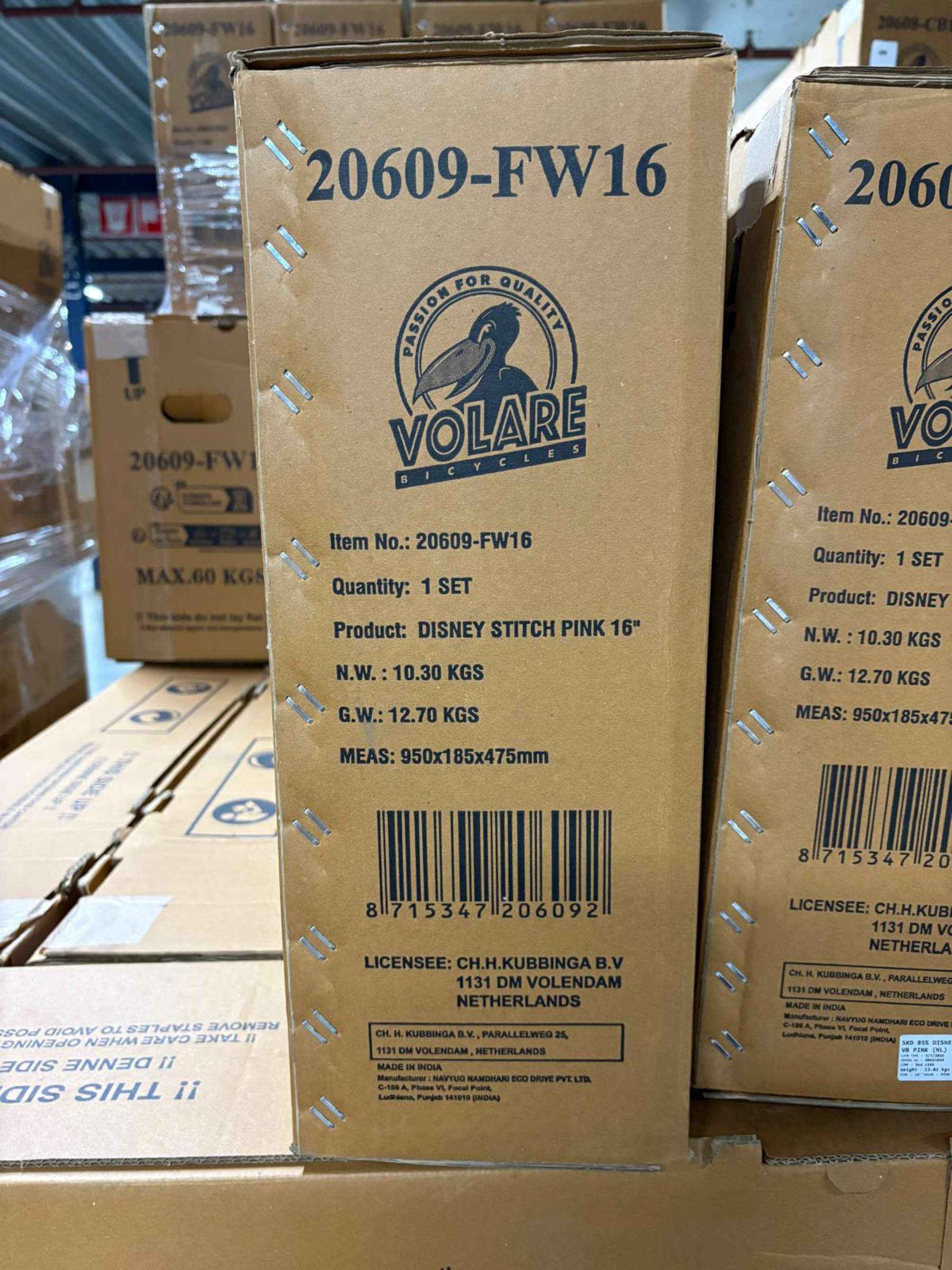 Disney Stitch Kinderfiets - Meisjes - 16 inch - Roze - Twee handremmen 11 Disney Stitch Kinderfiets - Meisjes - 16 inch - Roze - Twee handremmen - Afbeelding 11