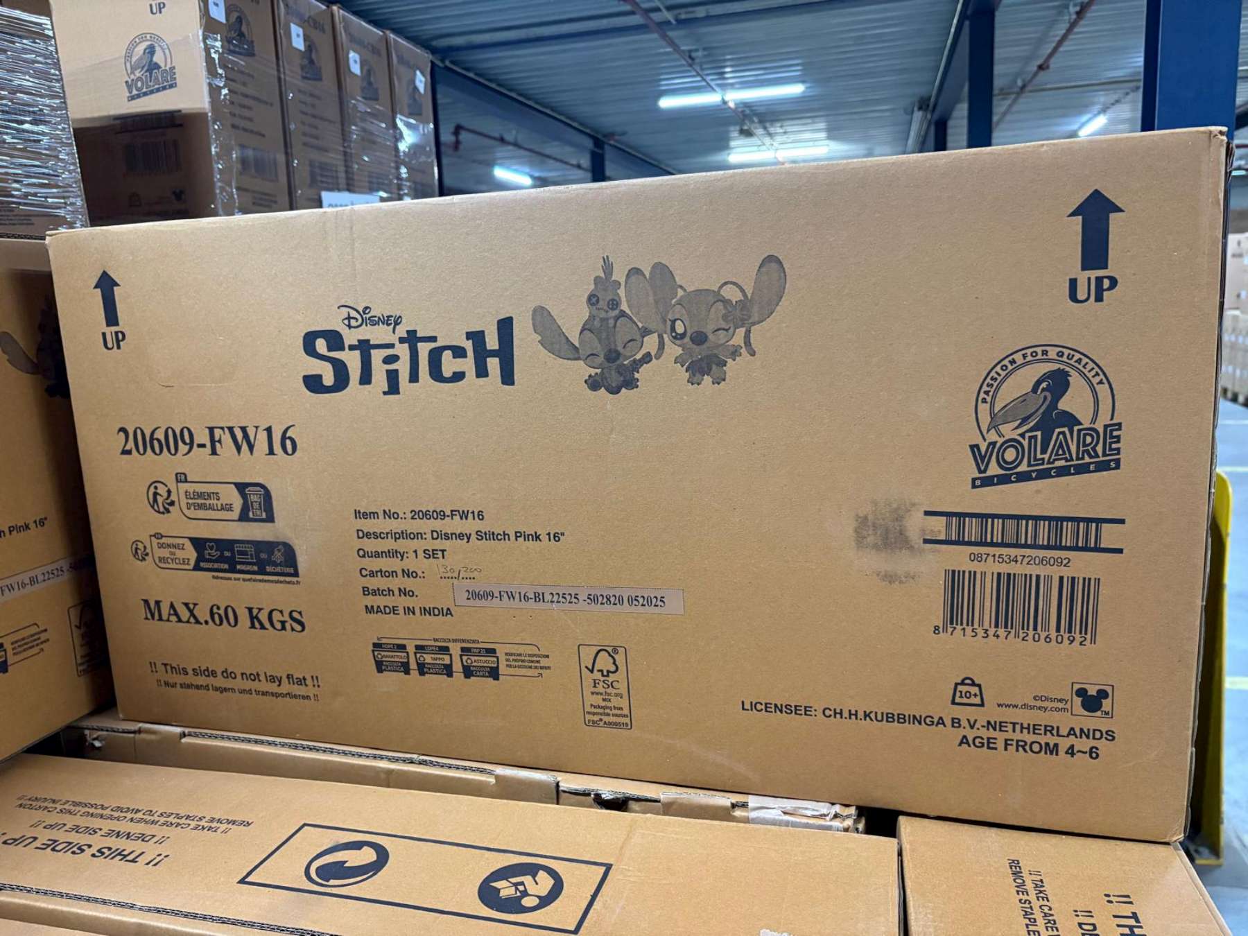 Disney Stitch Kinderfiets - Meisjes - 16 inch - Roze - Twee handremmen 13 Disney Stitch Kinderfiets - Meisjes - 16 inch - Roze - Twee handremmen - Afbeelding 13