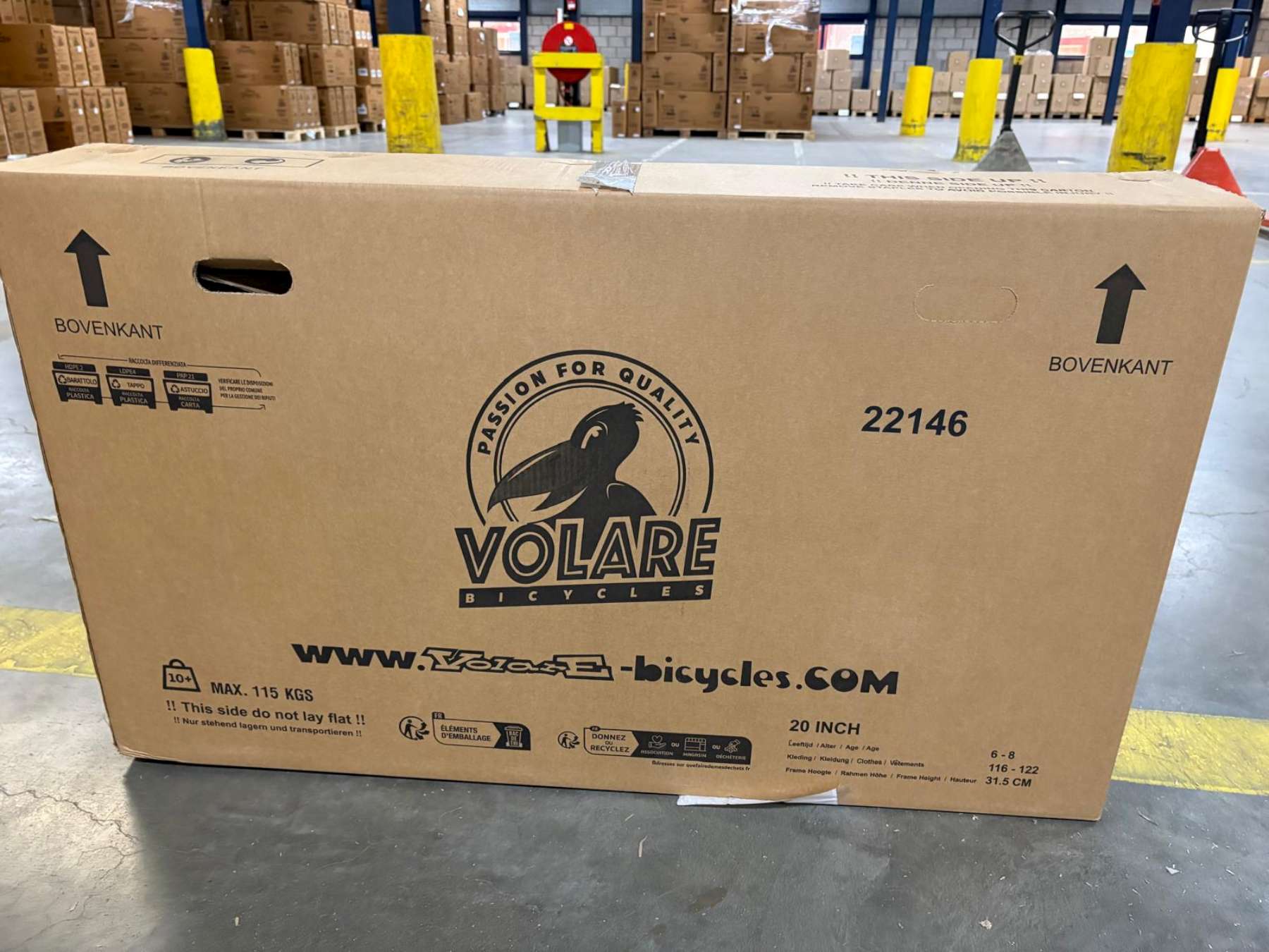 Volare Excellent Kinderfiets - Meisjes - 20 inch - Mat Roze 13 Volare Excellent Kinderfiets - Meisjes - 20 inch - Mat Roze - Afbeelding 13