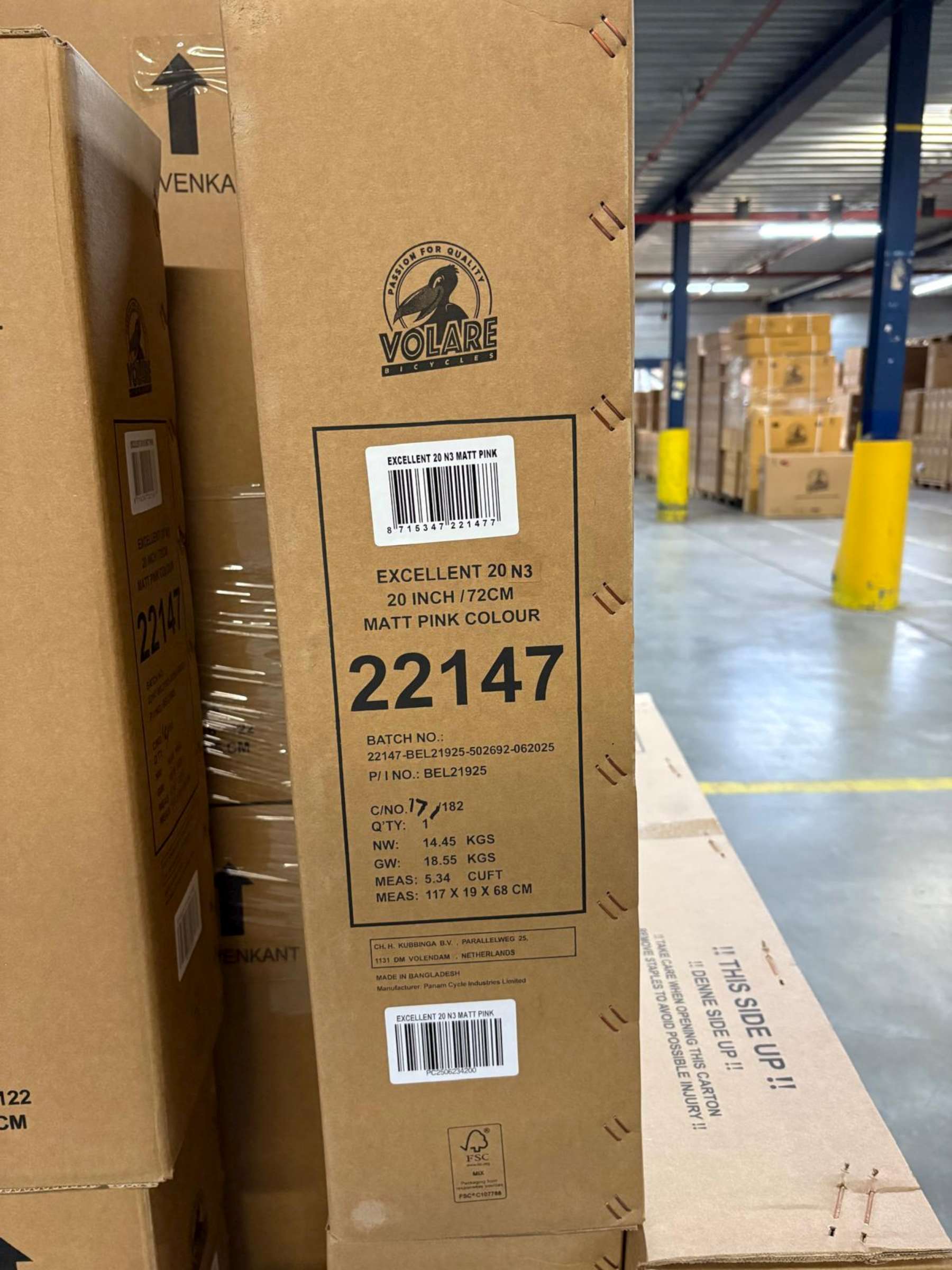 Volare Excellent Kinderfiets - Meisjes - 20 inch - Mat Roze - 3 versnellingen 12 Volare Excellent Kinderfiets - Meisjes - 20 inch - Mat Roze - 3 versnellingen - Afbeelding 12