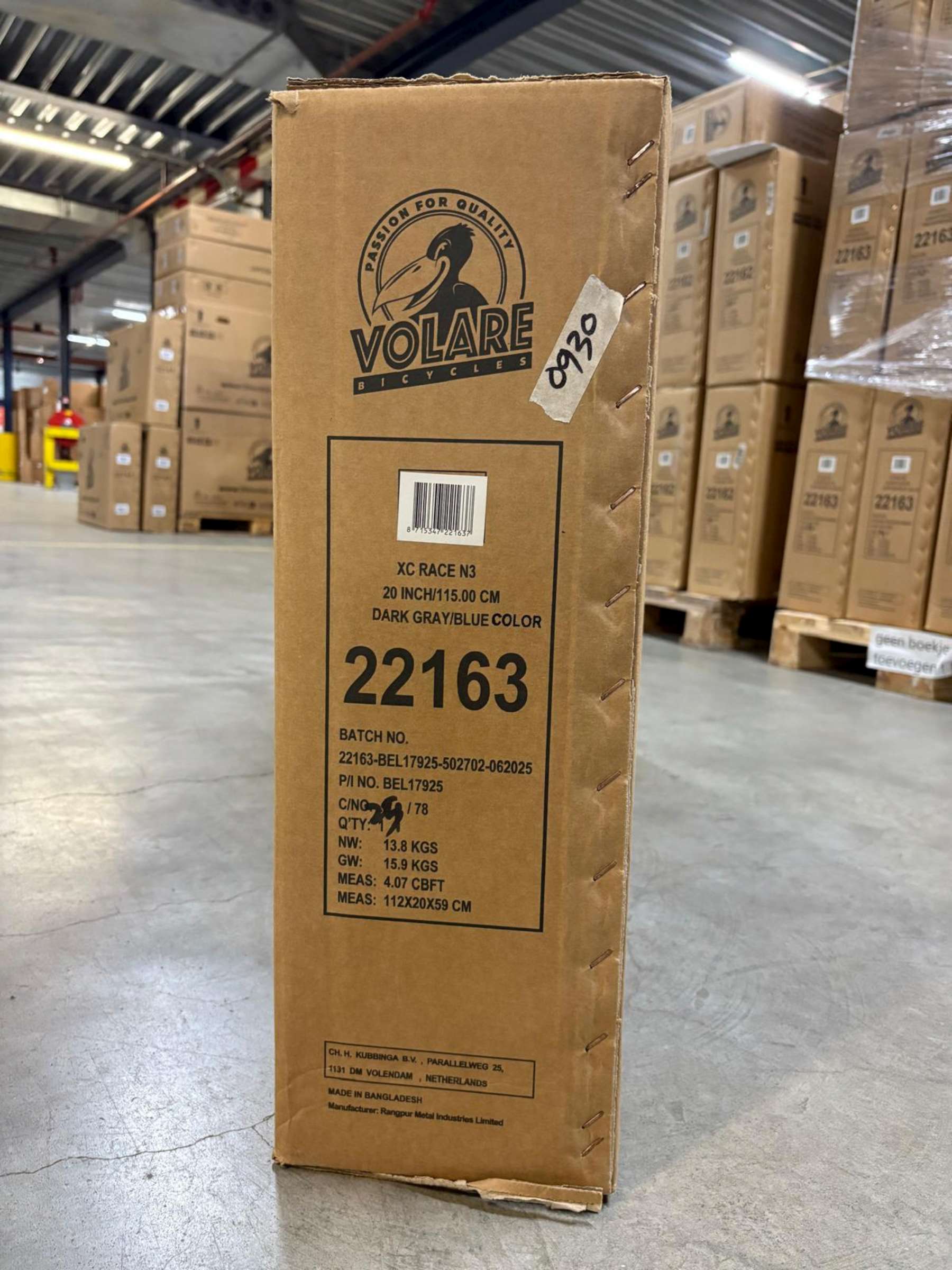 Volare XC Race Kinderfiets - 20 inch - Nexus 3 - Blauw/Grijs 11 Volare XC Race Kinderfiets - 20 inch - Nexus 3 - Blauw/Grijs - Afbeelding 11