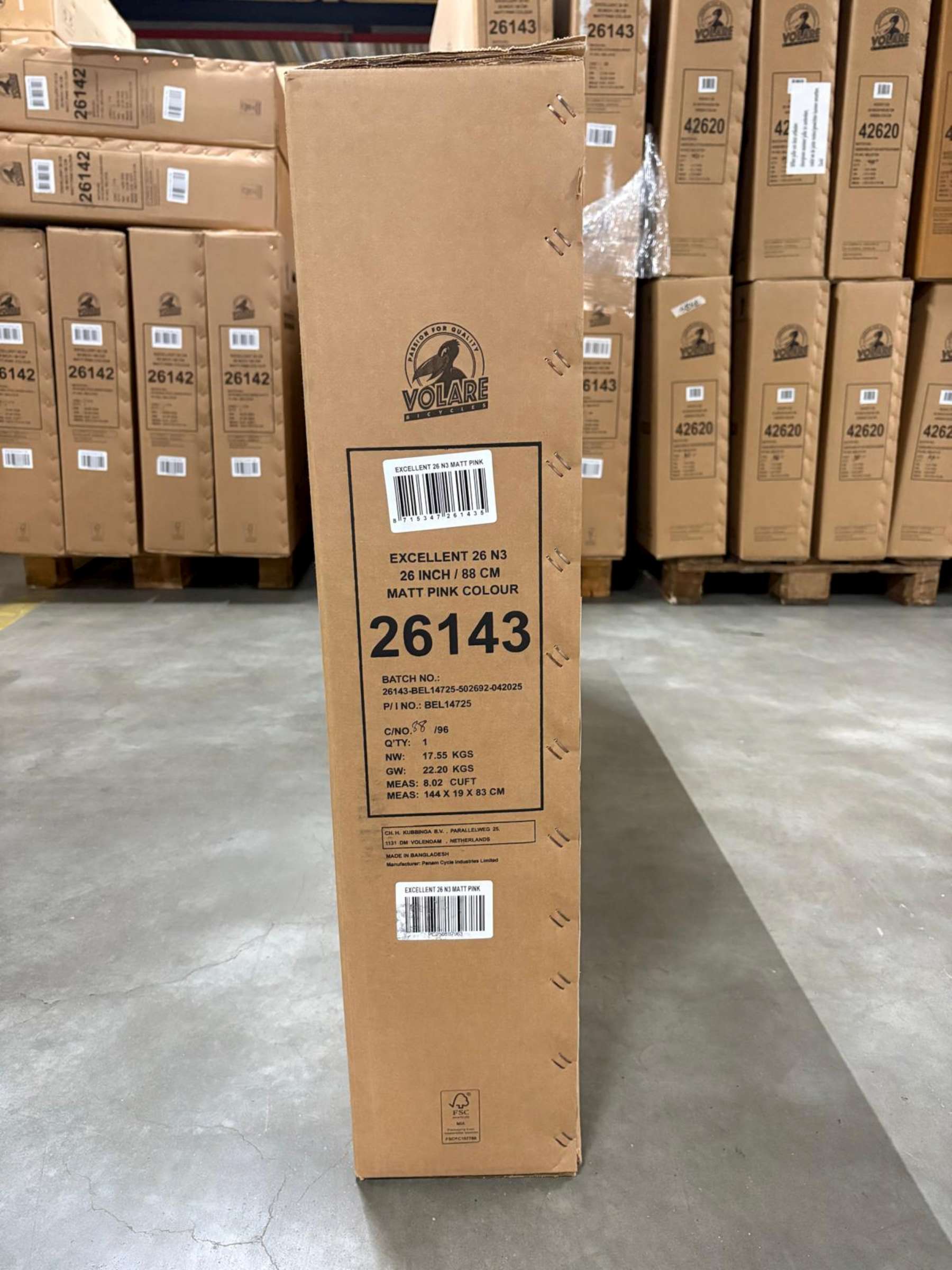 Volare Excellent Kinderfiets - Meisjes - 26 inch - Mat Roze - 3 versnellingen 12 Volare Excellent Kinderfiets - Meisjes - 26 inch - Mat Roze - 3 versnellingen - Afbeelding 12