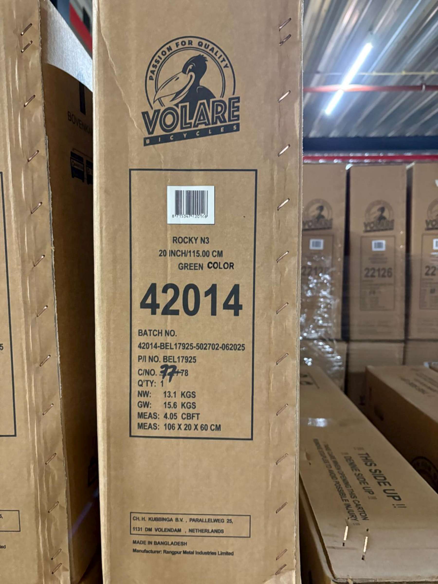 Volare Rocky Kinderfiets - 20 inch - 3 speed - Groen/Grijs 12 Volare Rocky Kinderfiets - 20 inch - 3 speed - Groen/Grijs - Afbeelding 12