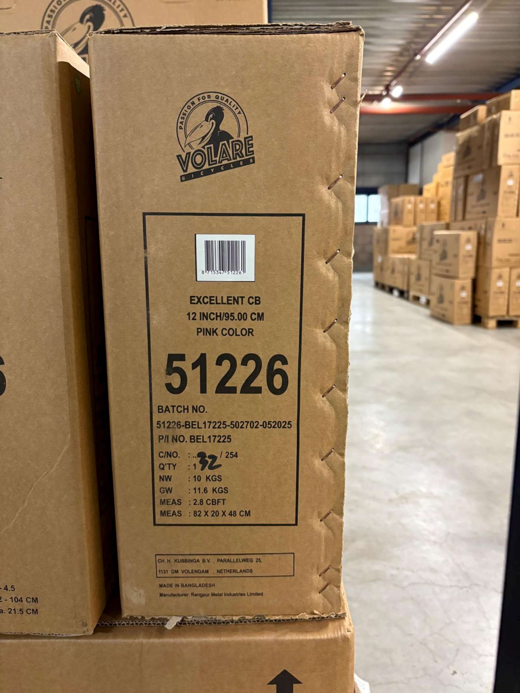 Volare Excellent Kinderfiets - Meisjes - 12 inch - Roze 11 Volare Excellent Kinderfiets - Meisjes - 12 inch - Roze - Afbeelding 11