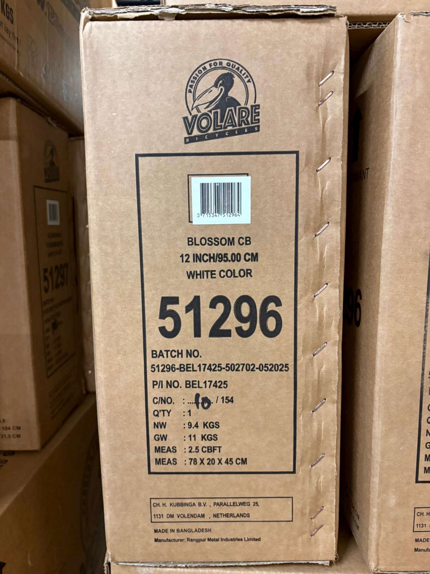 Volare Blossom Kinderfiets - Meisjes - 12 inch - Wit 11 Volare Blossom Kinderfiets - Meisjes - 12 inch - Wit - Afbeelding 11