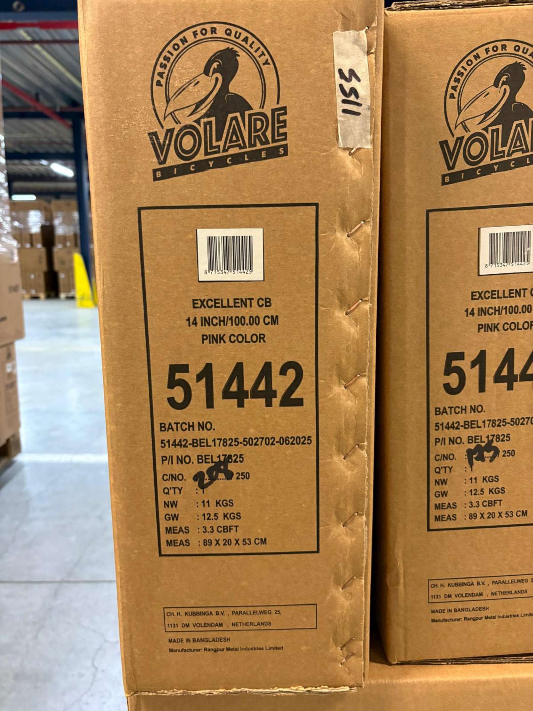 Volare Excellent Kinderfiets - Meisjes - 14 inch - Roze 11 Volare Excellent Kinderfiets - Meisjes - 14 inch - Roze - Afbeelding 11