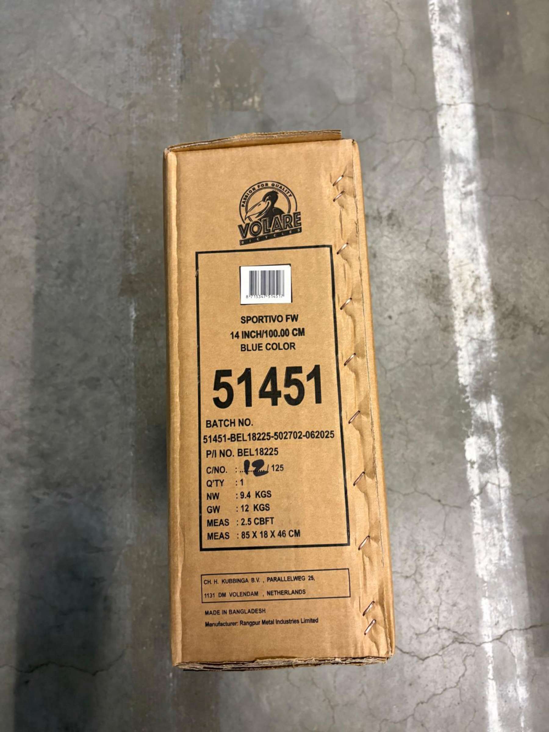 Volare Sportivo Kinderfiets - Jongens - 14 inch - Blauw Zwart - Twee Handremmen 11 Volare Sportivo Kinderfiets - Jongens - 14 inch - Blauw Zwart - Twee Handremmen - Afbeelding 11