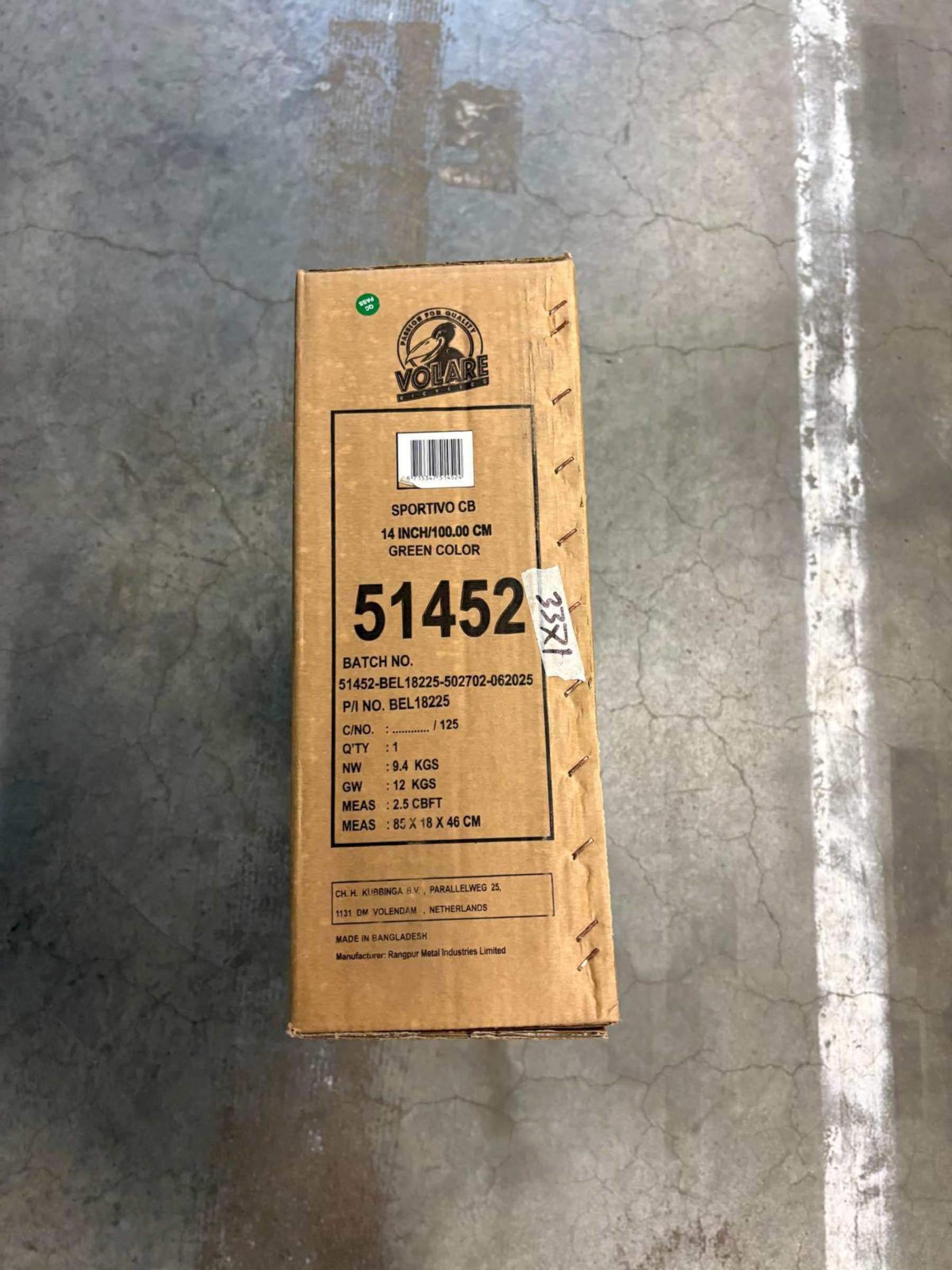 Volare Sportivo Kinderfiets - Jongens - 14 inch - Groen Zwart 11 Volare Sportivo Kinderfiets - Jongens - 14 inch - Groen Zwart - Afbeelding 11