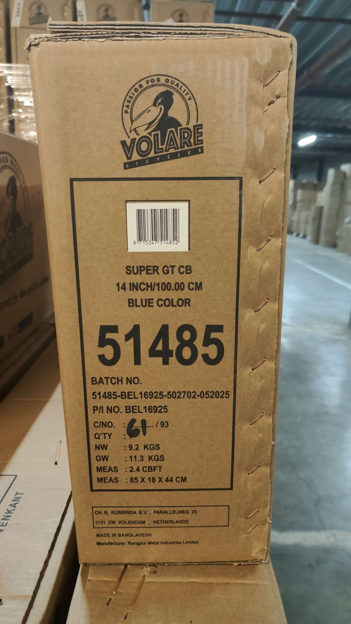 Volare Super GT Kinderfiets - Jongens - 14 inch - Blauw 11 Volare Super GT Kinderfiets - Jongens - 14 inch - Blauw - Afbeelding 11