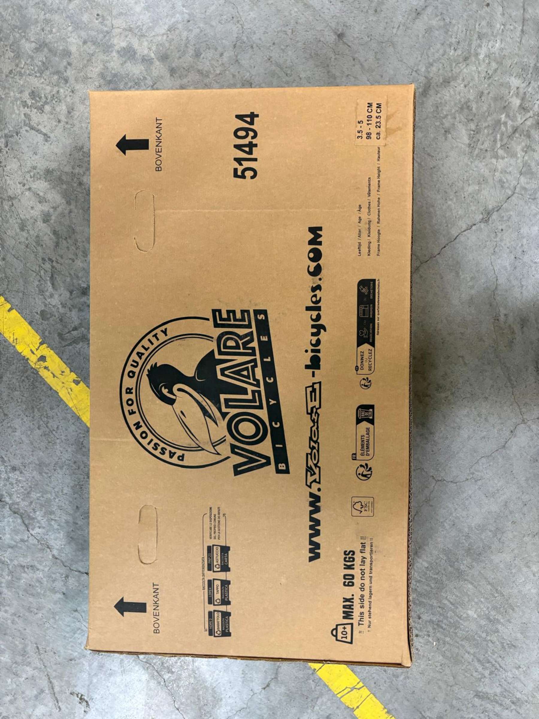 Volare Blossom Kinderfiets - Meisjes - 14 inch - Paars 13 Volare Blossom Kinderfiets - Meisjes - 14 inch - Paars - Afbeelding 13