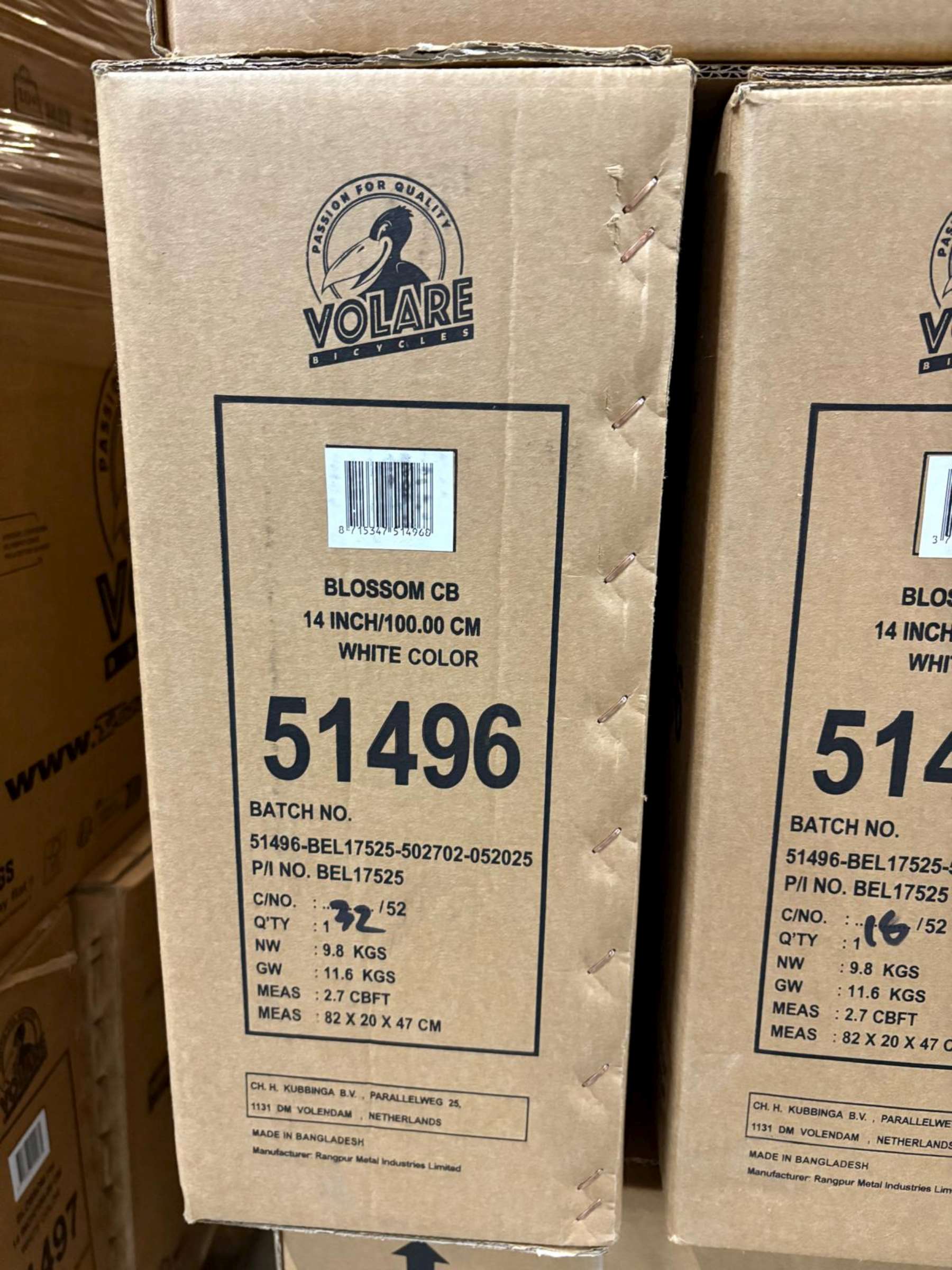 Volare Blossom Kinderfiets - Meisjes - 14 inch - Wit 11 Volare Blossom Kinderfiets - Meisjes - 14 inch - Wit - Afbeelding 11