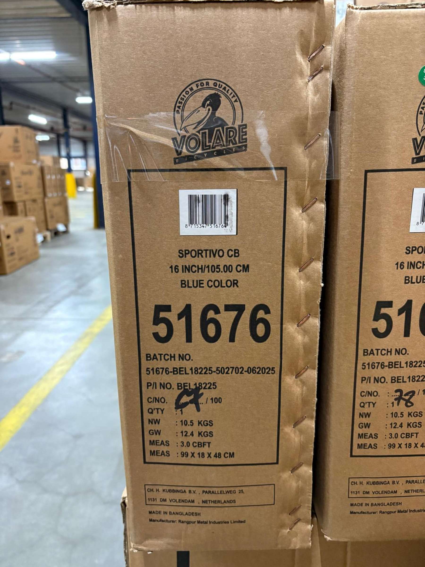 Volare Sportivo Kinderfiets - Jongens - 16 inch - Blauw Zwart 11 Volare Sportivo Kinderfiets - Jongens - 16 inch - Blauw Zwart - Afbeelding 11