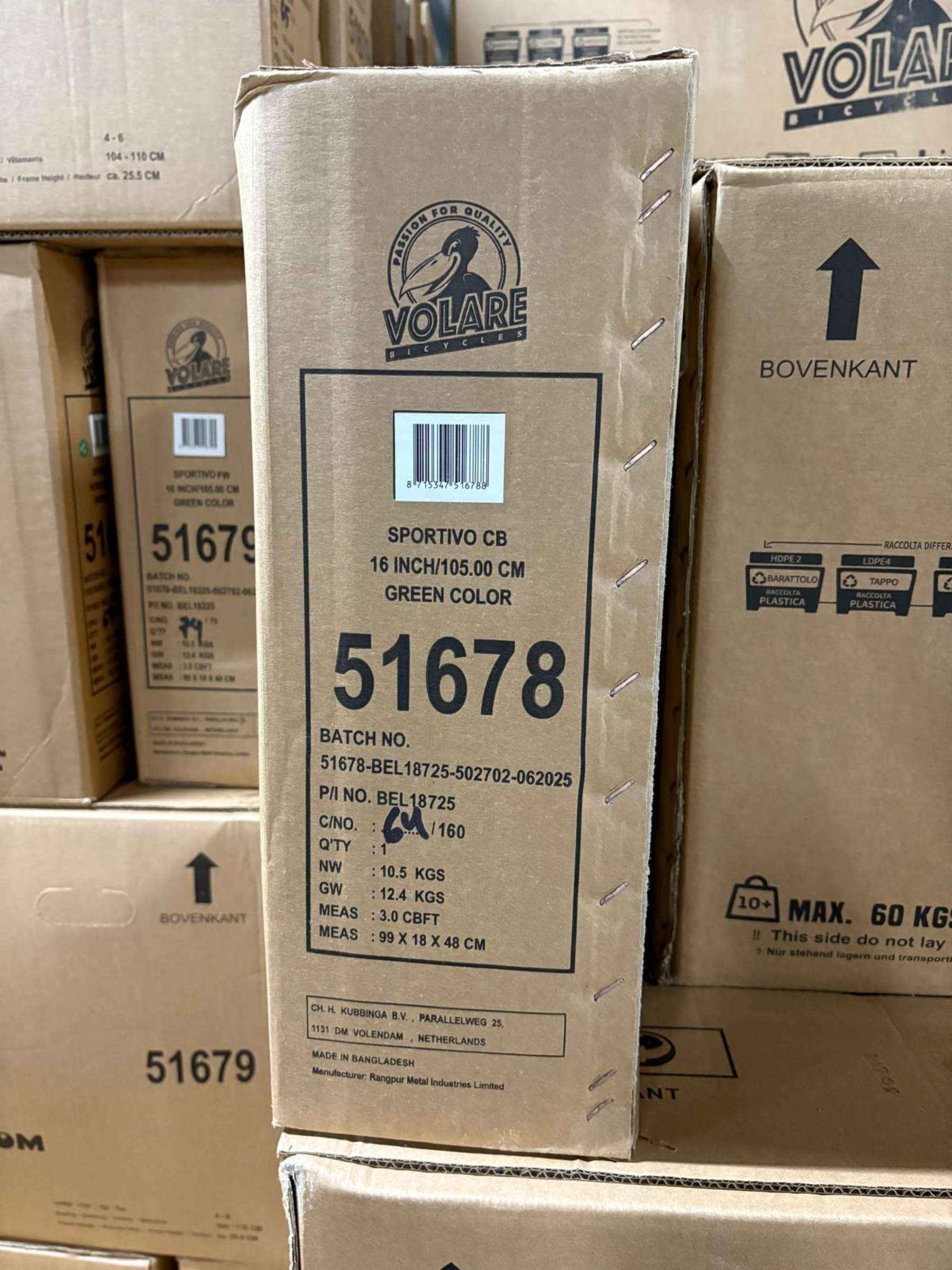 Volare Sportivo Kinderfiets - Jongens - 16 inch - Groen Zwart 11 Volare Sportivo Kinderfiets - Jongens - 16 inch - Groen Zwart - Afbeelding 11