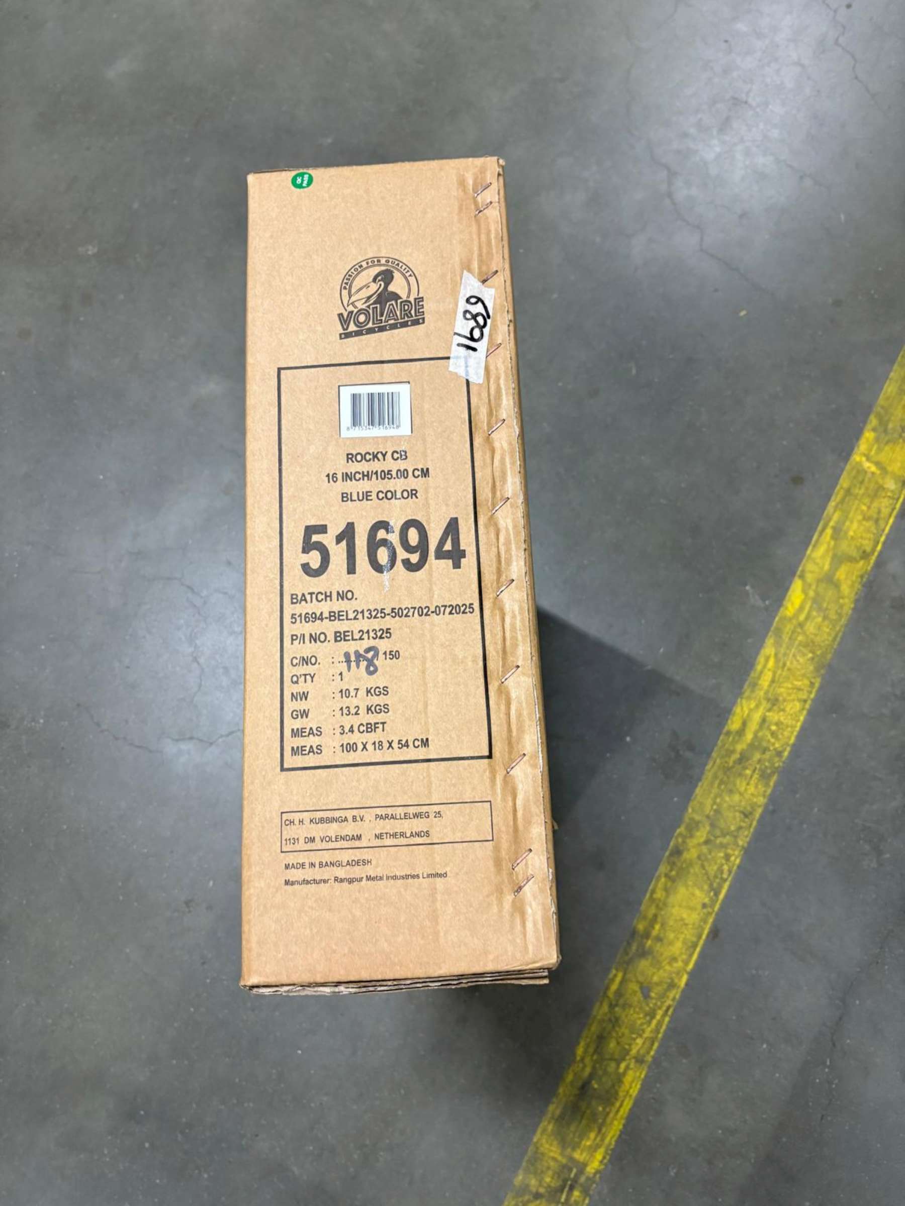 Volare Rocky Kinderfiets - Jongens - 16 inch - Blauw 11 Volare Rocky Kinderfiets - Jongens - 16 inch - Blauw - Afbeelding 11