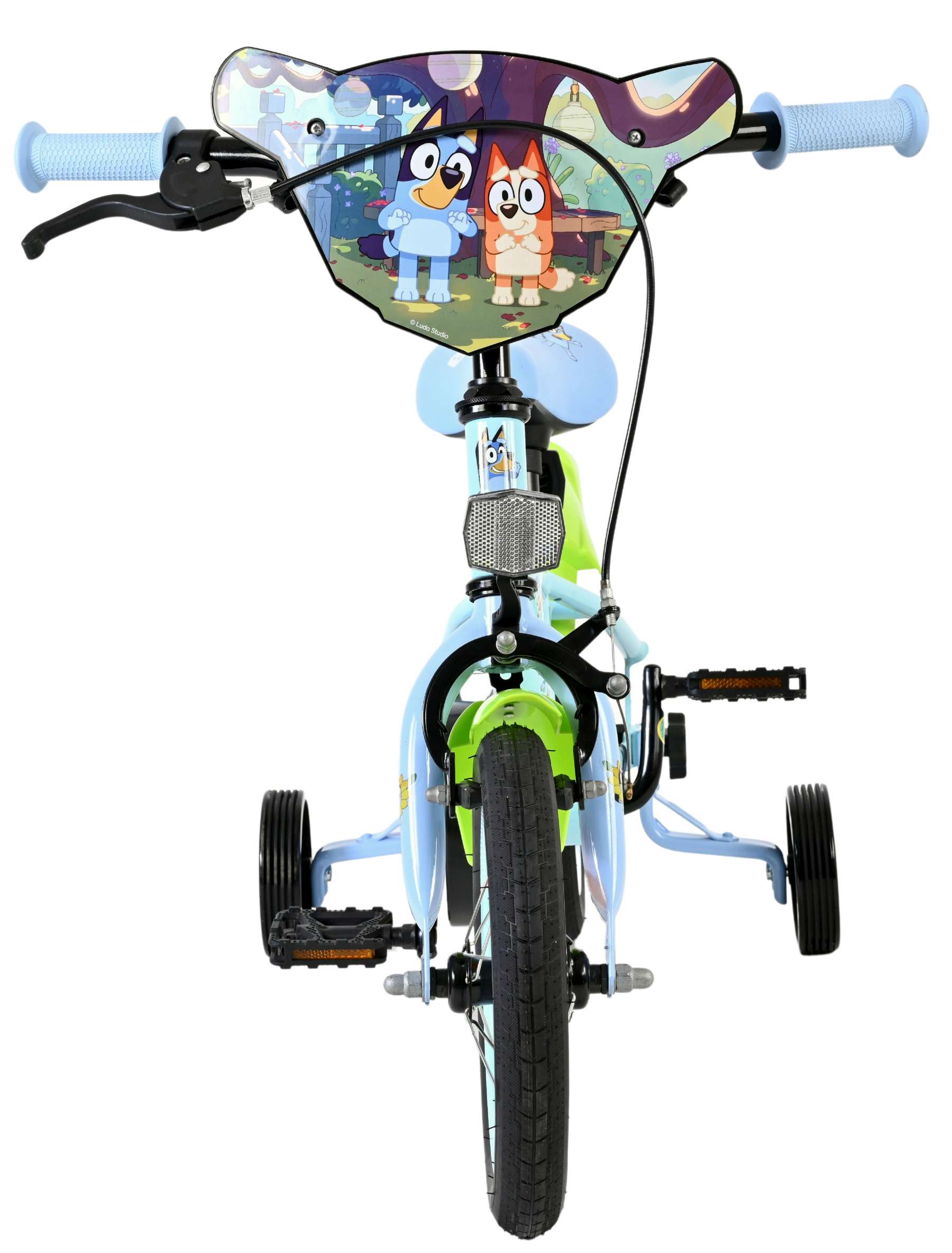 Bluey Kinderfiets - Uni- 12 inch - Blauw 6 Bluey Kinderfiets - Uni- 12 inch - Blauw - Afbeelding 6