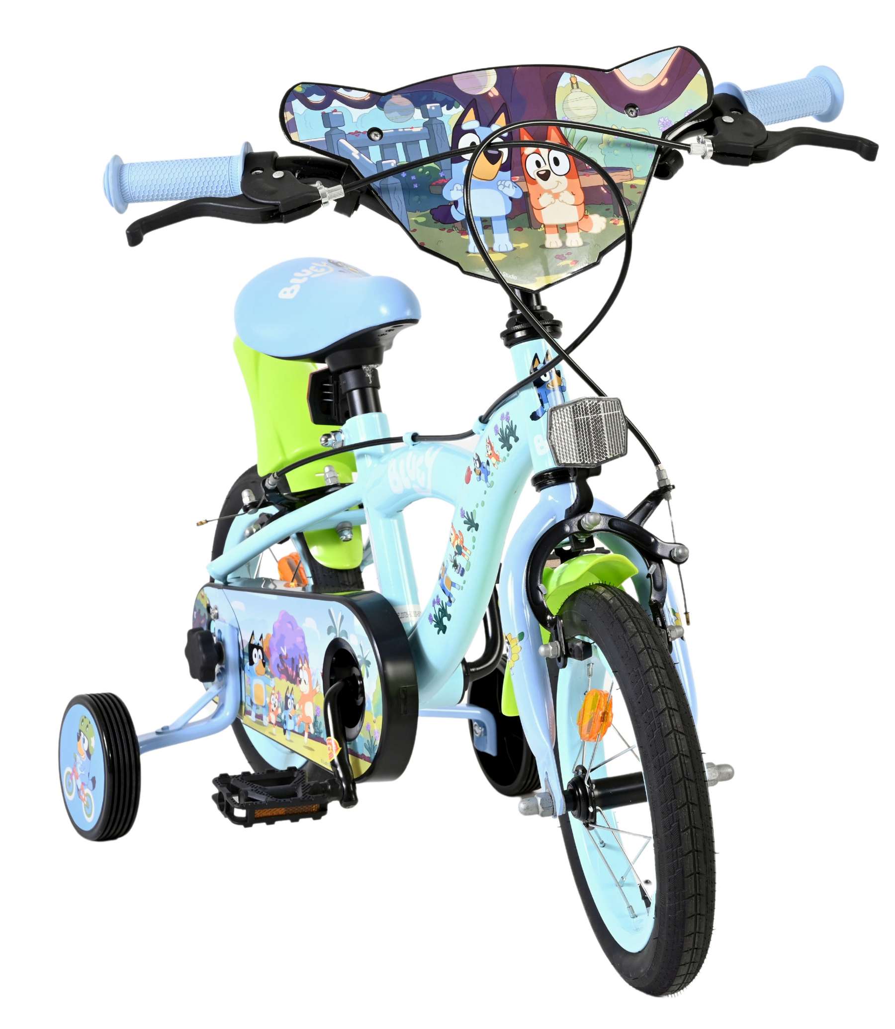 Bluey Kinderfiets 12 inch - Lichtblauw - Twee handremmen 5 Bluey Kinderfiets 12 inch - Lichtblauw - Twee handremmen - Afbeelding 5