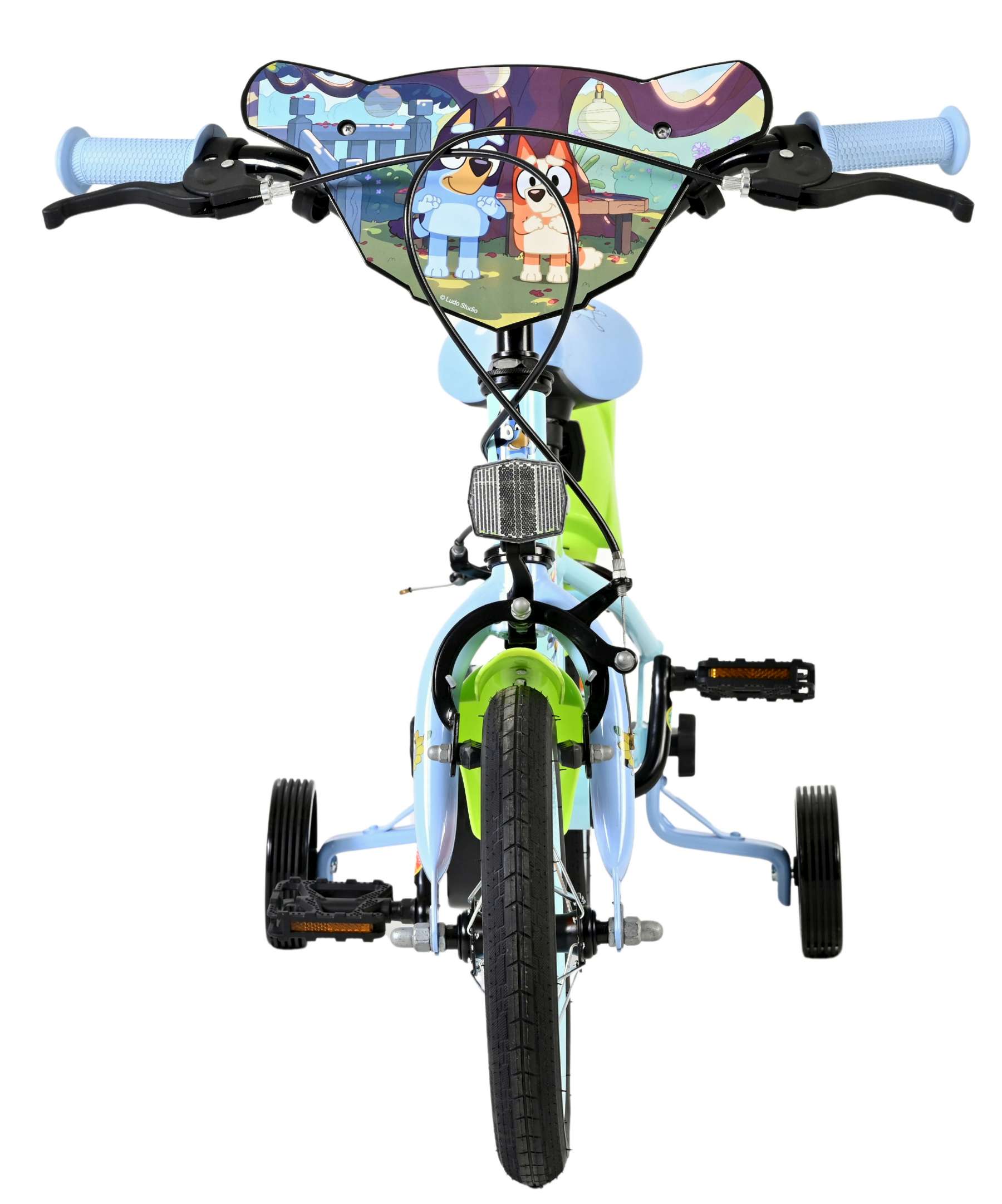 Bluey Kinderfiets 12 inch - Lichtblauw - Twee handremmen 6 Bluey Kinderfiets 12 inch - Lichtblauw - Twee handremmen - Afbeelding 6