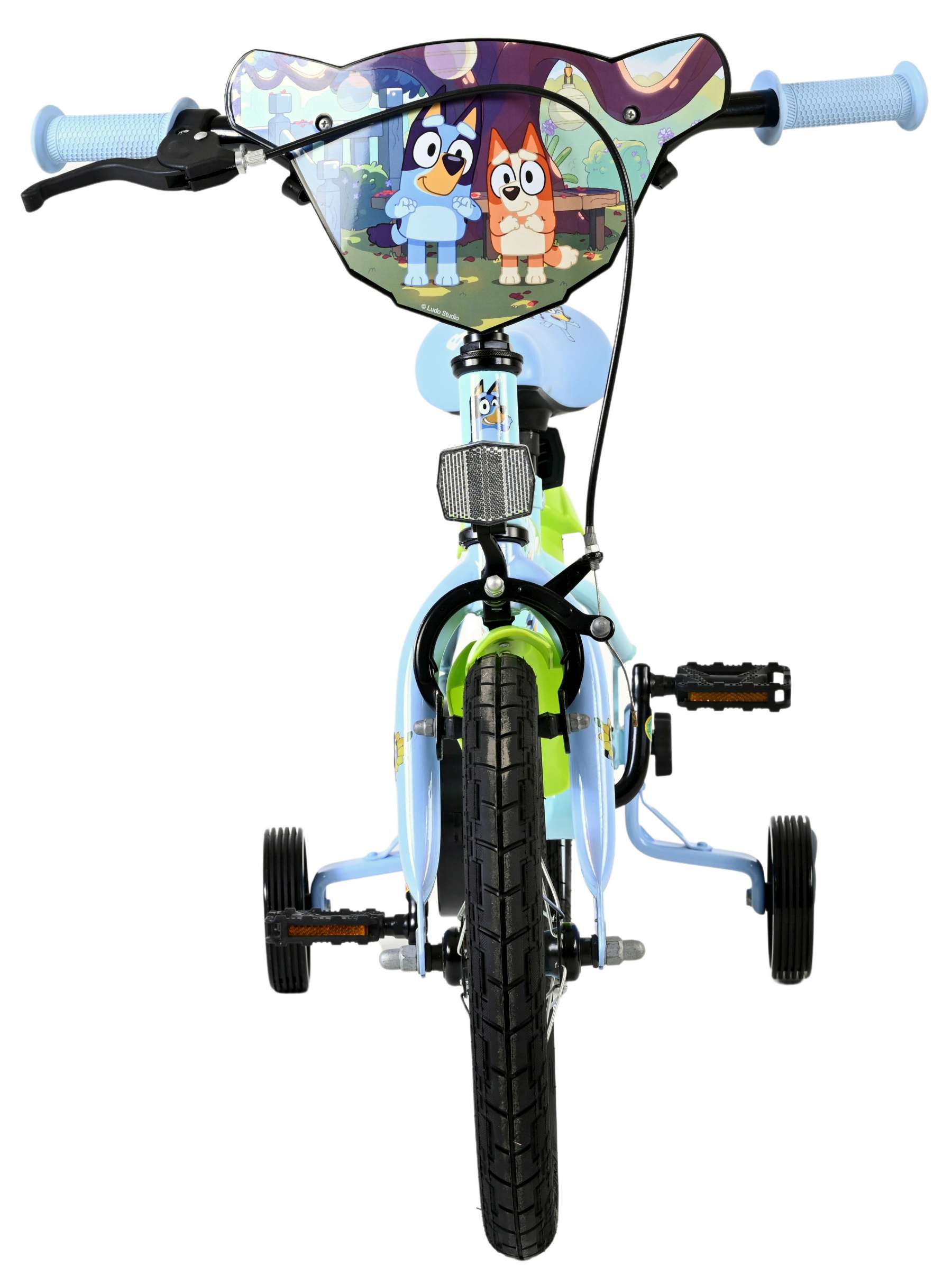 Bluey Kinderfiets - 14 inch - Lichtblauw 6 Bluey Kinderfiets - 14 inch - Lichtblauw - Afbeelding 6