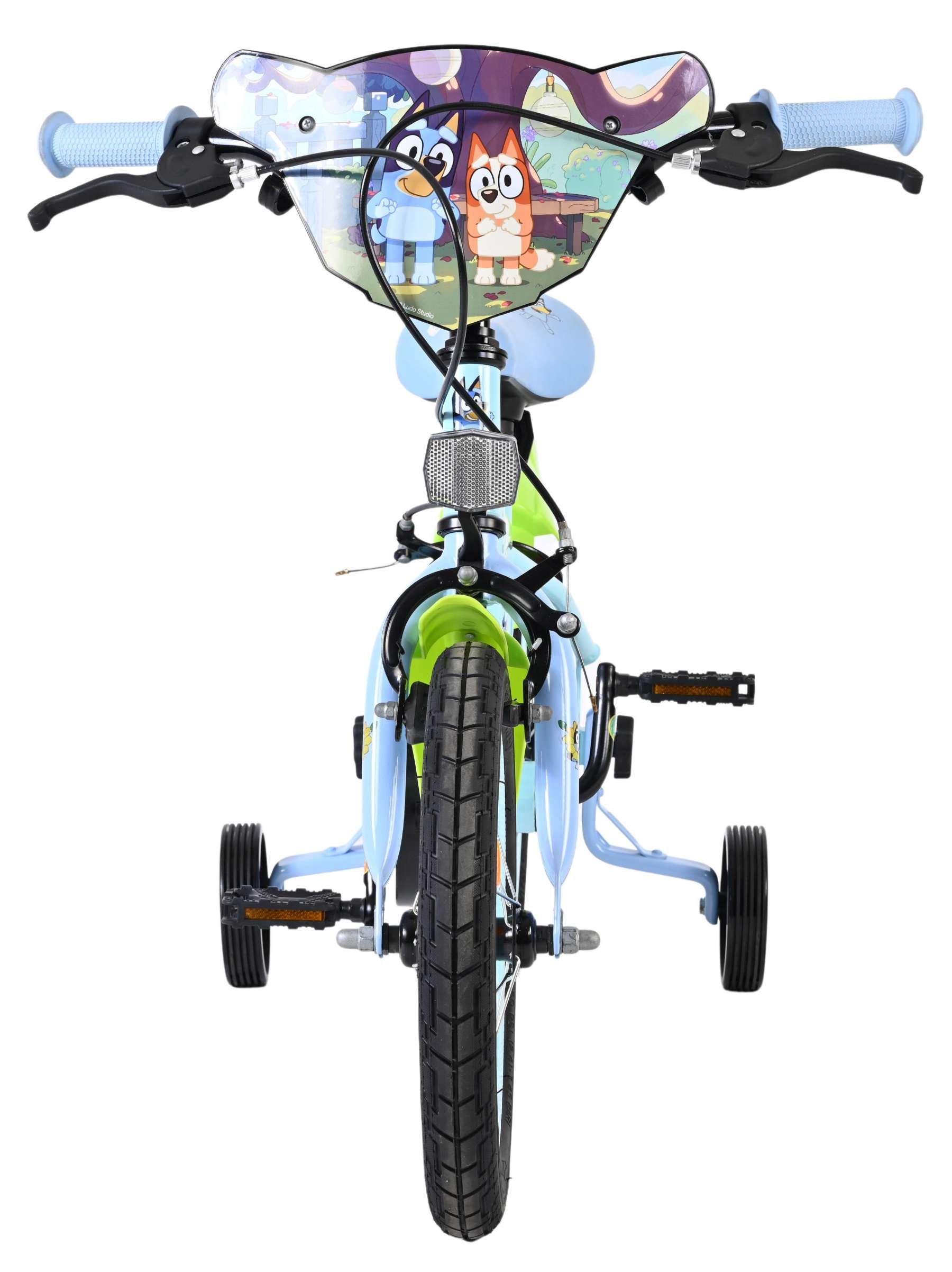 Bluey Kinderfiets - 14 inch - Lichtblauw - Twee handremmen 6 Bluey Kinderfiets - 14 inch - Lichtblauw - Twee handremmen - Afbeelding 6