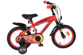 Disney Cars Kinderfiets - Jongens - 14 inch - Rood - Twee handremmen