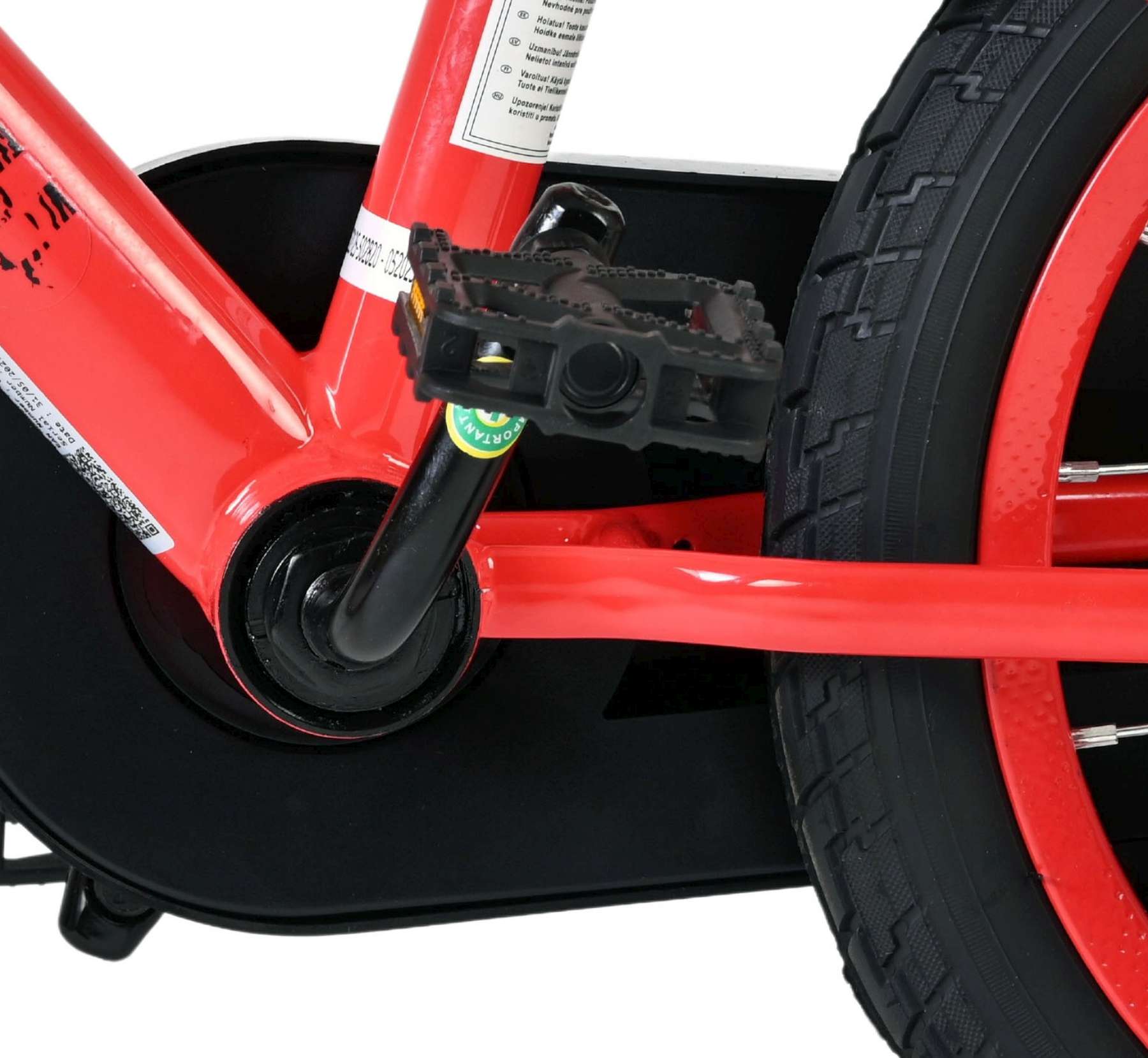 Disney Cars Kinderfiets - Jongens - 14 inch - Rood - Twee handremmen 9 Disney Cars Kinderfiets - Jongens - 14 inch - Rood - Twee handremmen - Afbeelding 9