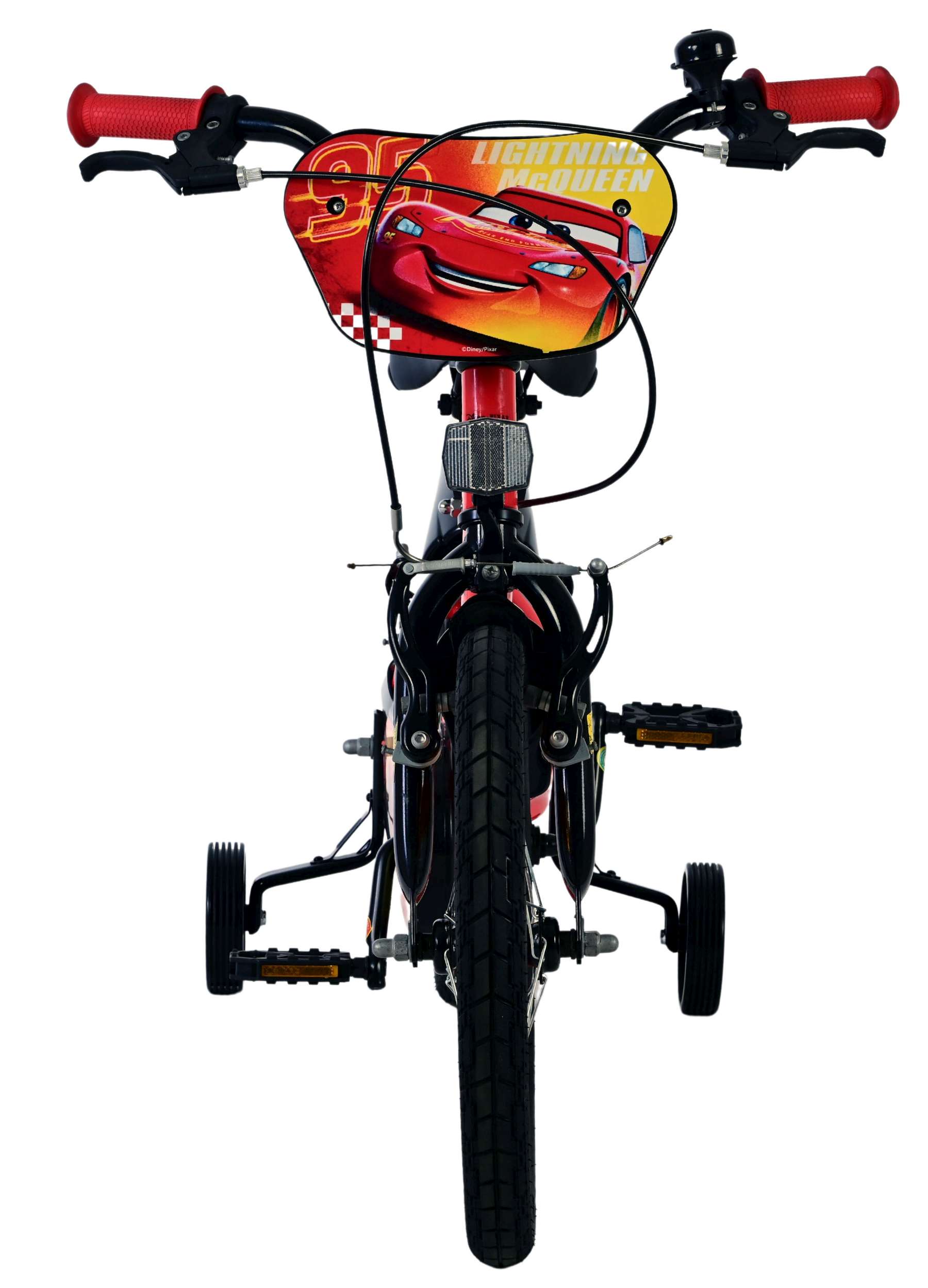 Disney Cars Kinderfiets - Jongens - 16 inch - Rood - Twee handremmen 6 Disney Cars Kinderfiets - Jongens - 16 inch - Rood - Twee handremmen - Afbeelding 6