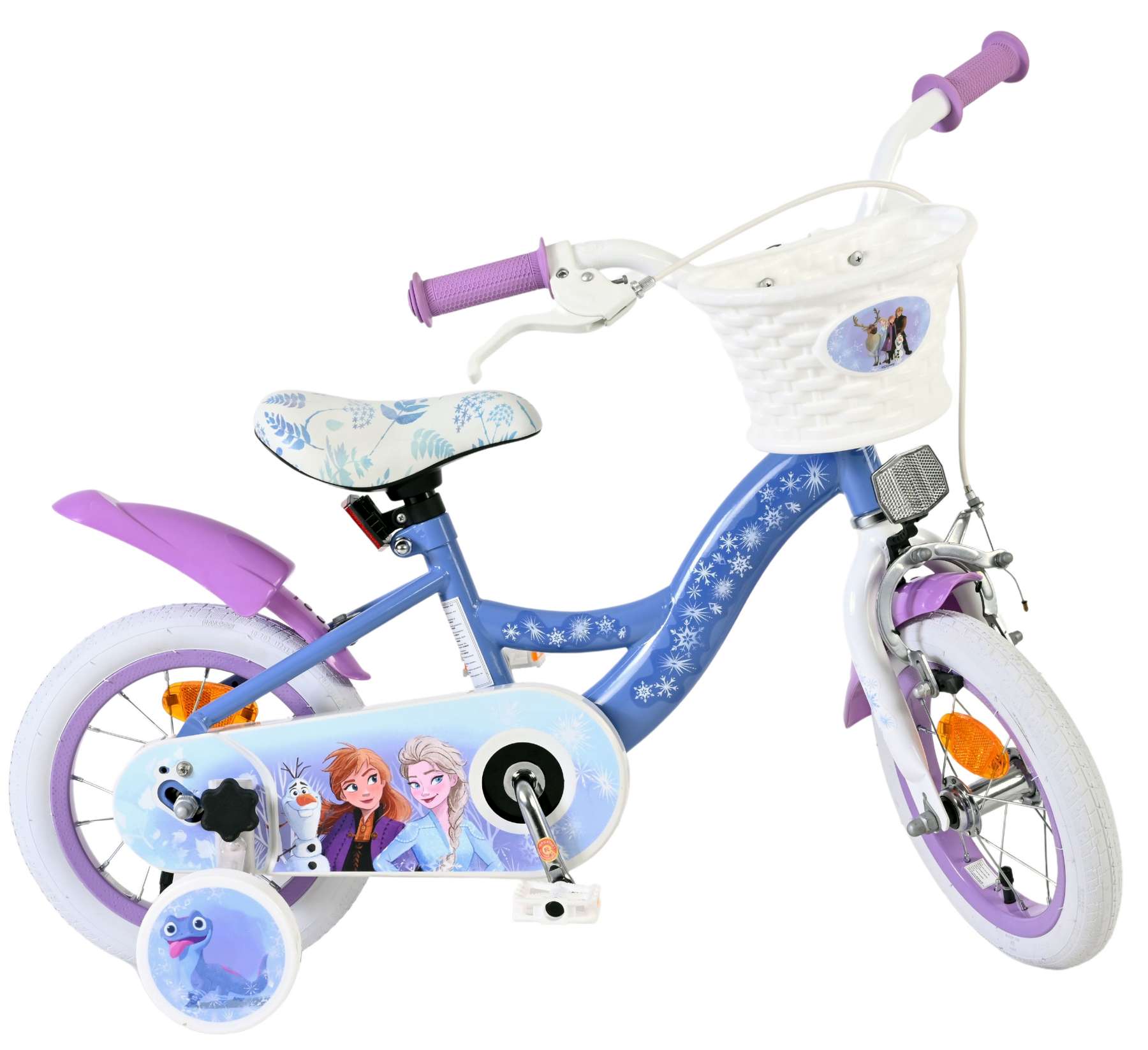 Disney Frozen 2 Kinderfiets - Meisjes - 12 inch - Blauw/Paars 10 Disney Frozen 2 Kinderfiets - Meisjes - 12 inch - Blauw/Paars - Afbeelding 10