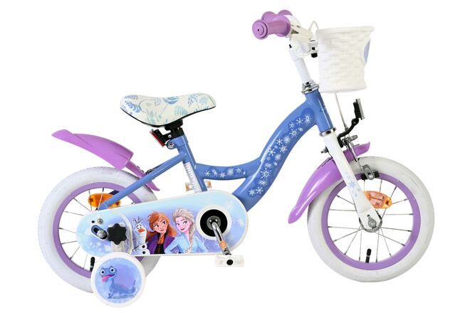 Disney Frozen 2 Kinderfiets - Meisjes - 12 inch - Blauw/Paars 1 Disney Frozen 2 Kinderfiets - Meisjes - 12 inch - Blauw/Paars