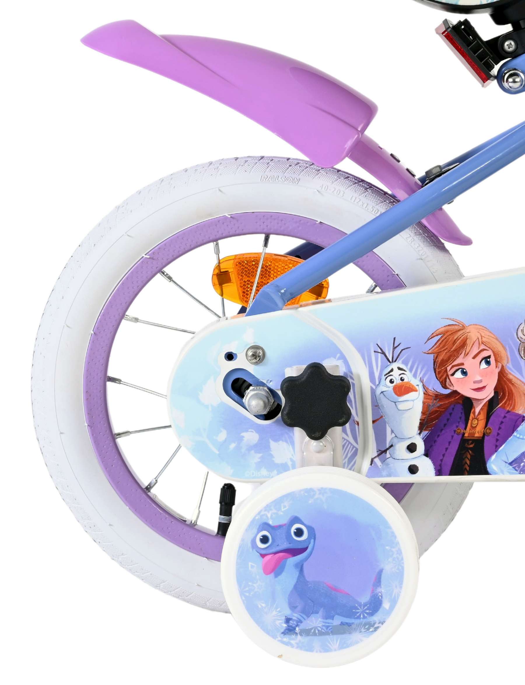 Disney Frozen 2 Kinderfiets - Meisjes - 12 inch - Blauw/Paars 2 Disney Frozen 2 Kinderfiets - Meisjes - 12 inch - Blauw/Paars - Afbeelding 2