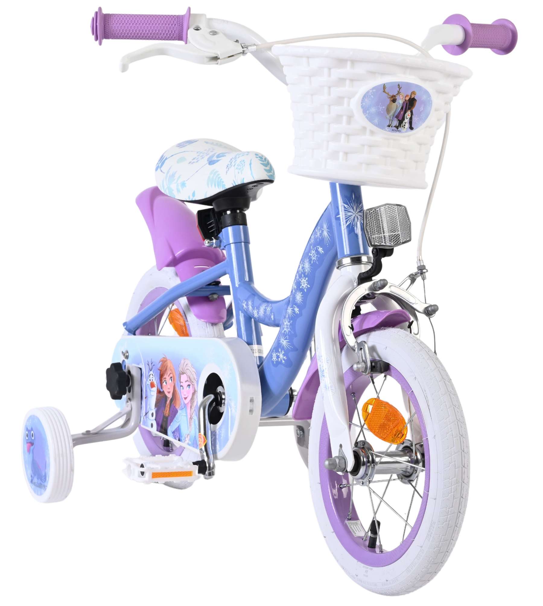 Disney Frozen 2 Kinderfiets - Meisjes - 12 inch - Blauw/Paars 5 Disney Frozen 2 Kinderfiets - Meisjes - 12 inch - Blauw/Paars - Afbeelding 5