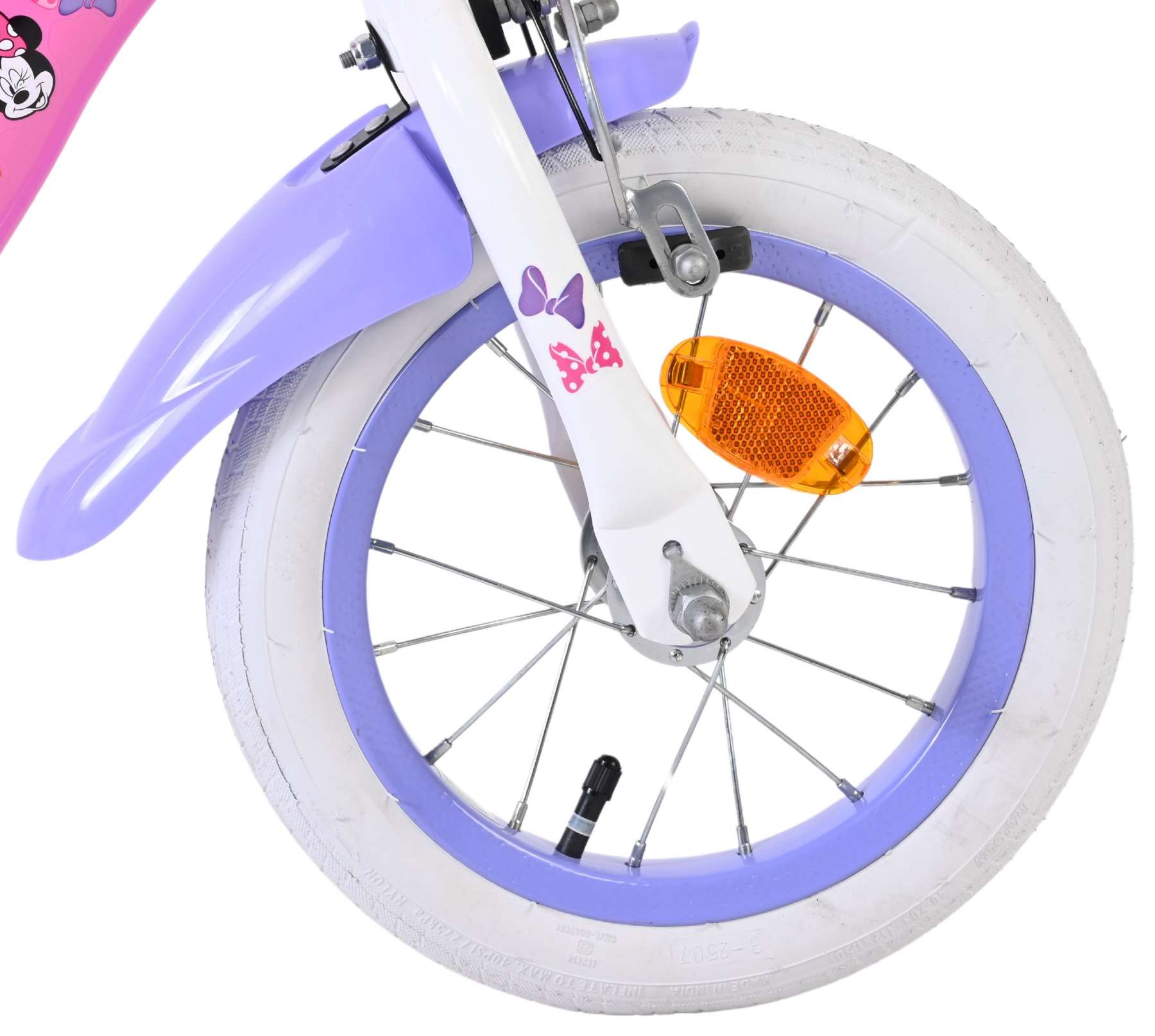 Minnie Cutest Ever! Kinderfiets - Meisjes - 12 inch - Roze 3 Minnie Cutest Ever! Kinderfiets - Meisjes - 12 inch - Roze - Afbeelding 3