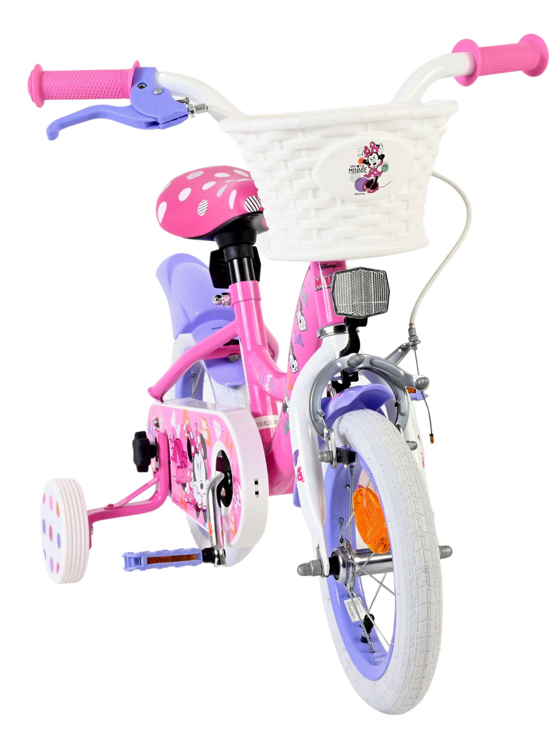 Minnie Cutest Ever! Kinderfiets - Meisjes - 12 inch - Roze 5 Minnie Cutest Ever! Kinderfiets - Meisjes - 12 inch - Roze - Afbeelding 5