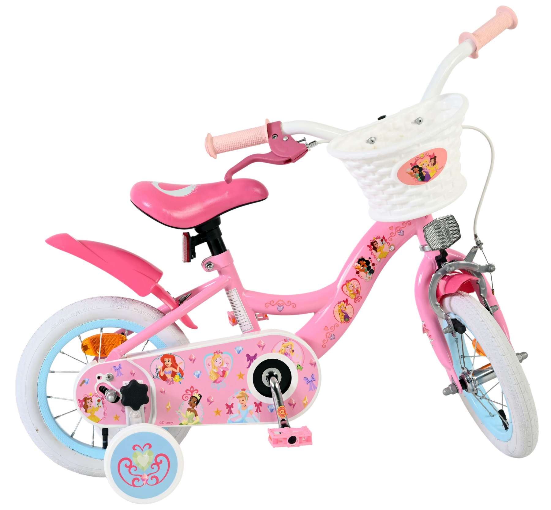 Disney Princess Kinderfiets - Meisjes - 12 inch - Roze 10 Disney Princess Kinderfiets - Meisjes - 12 inch - Roze - Afbeelding 10