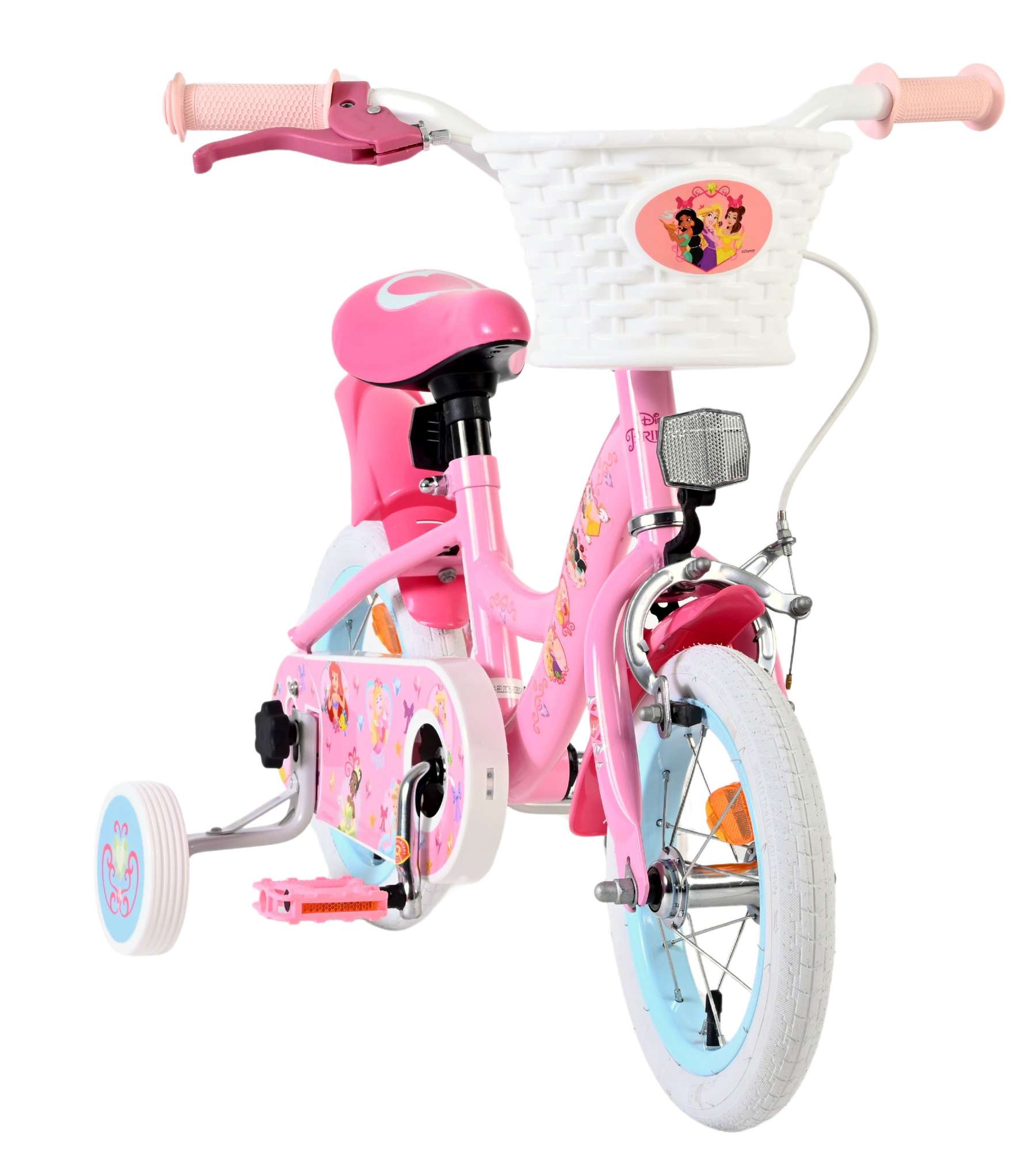 Disney Princess Kinderfiets - Meisjes - 12 inch - Roze 5 Disney Princess Kinderfiets - Meisjes - 12 inch - Roze - Afbeelding 5