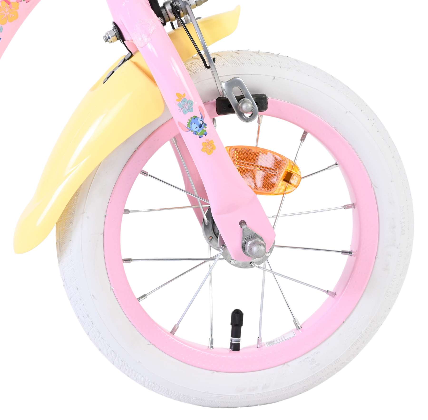 Disney Stitch Kinderfiets - Meisjes - 12 inch - Roze 3 Disney Stitch Kinderfiets - Meisjes - 12 inch - Roze - Afbeelding 3