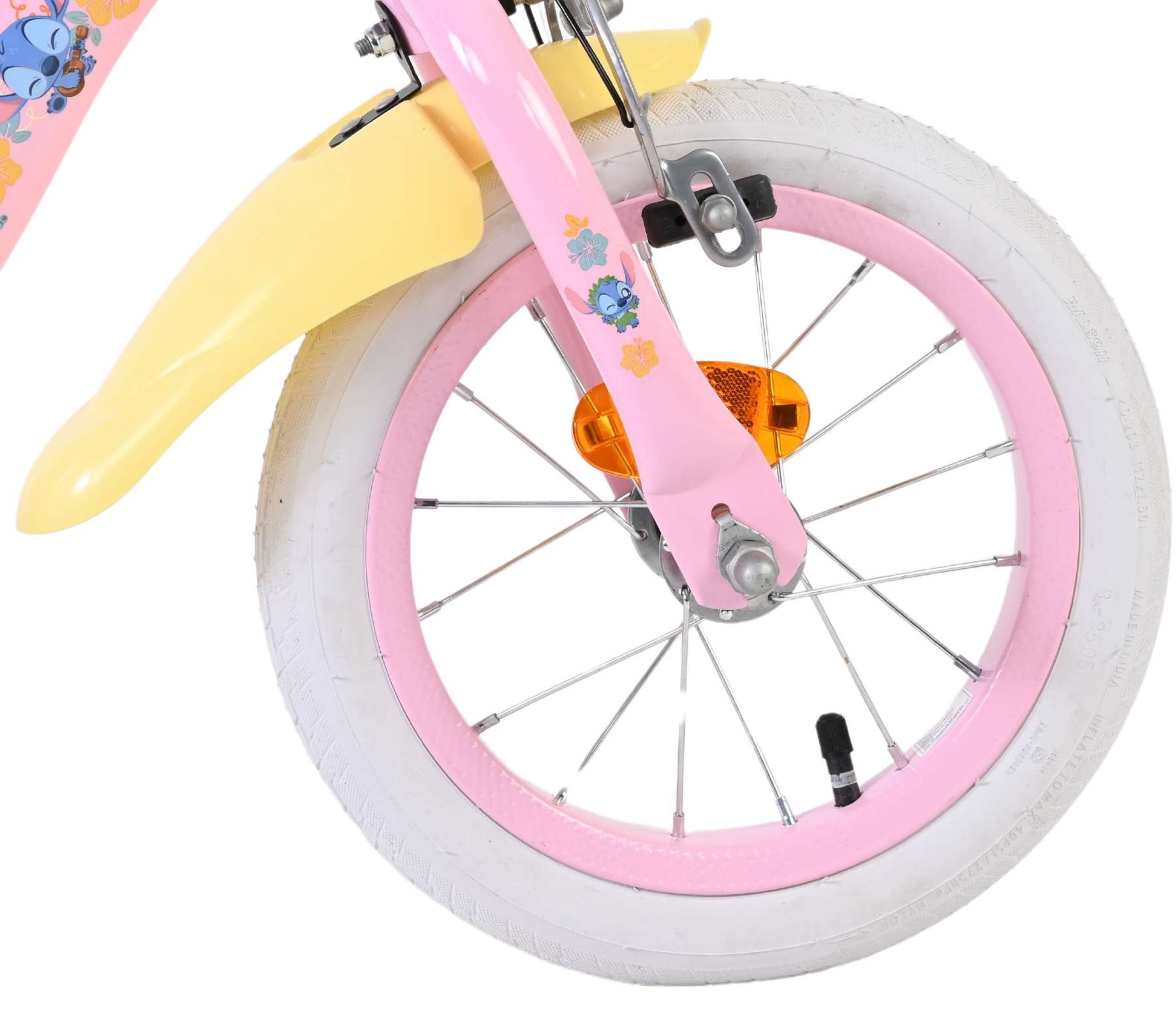 Disney Stitch Kinderfiets - Meisjes - 12 inch - Twee handremmen - Roze 3 Disney Stitch Kinderfiets - Meisjes - 12 inch - Twee handremmen - Roze - Afbeelding 3