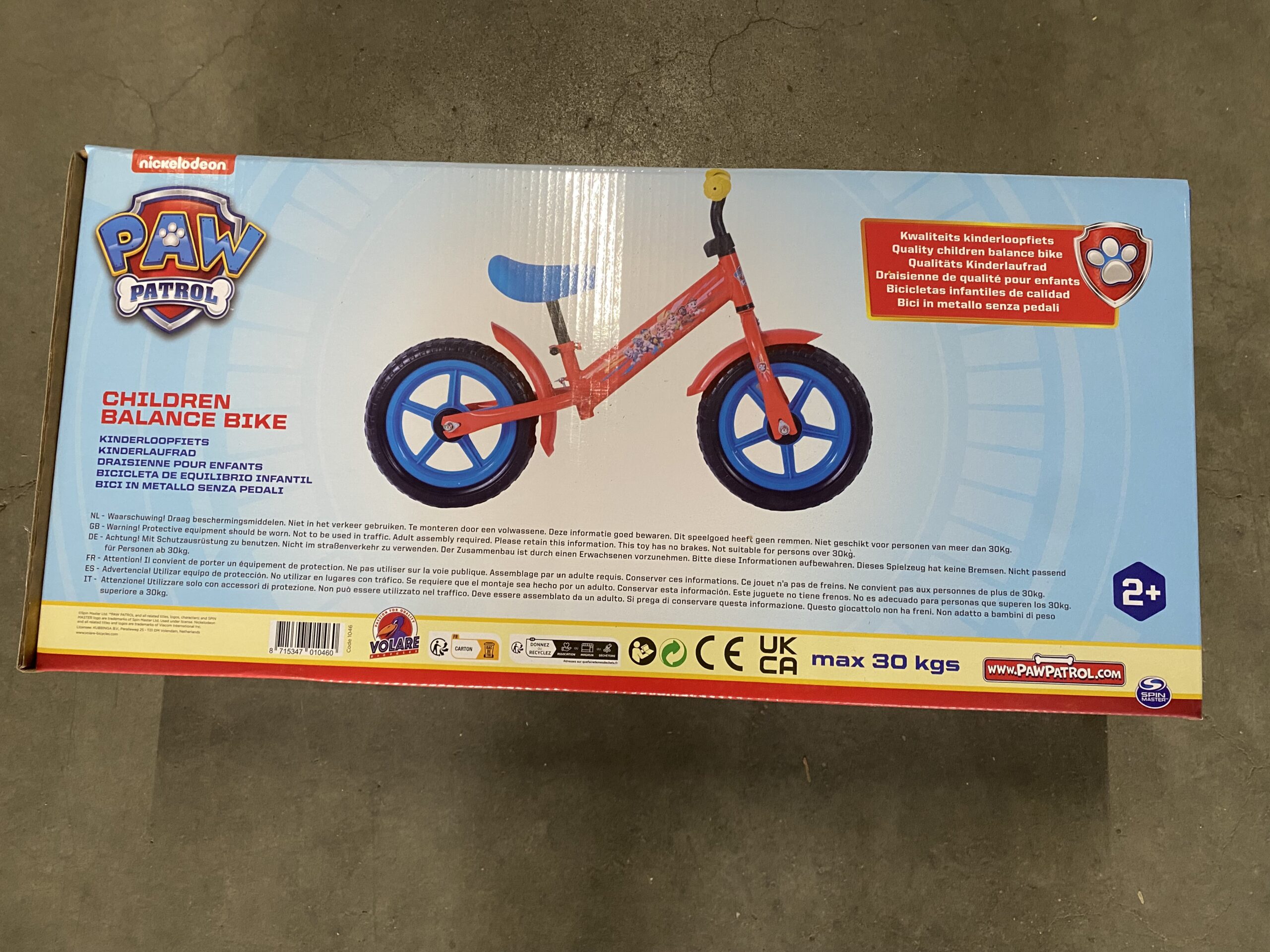 Paw Patrol loopfiets metaal 8 Paw Patrol loopfiets metaal - Afbeelding 8