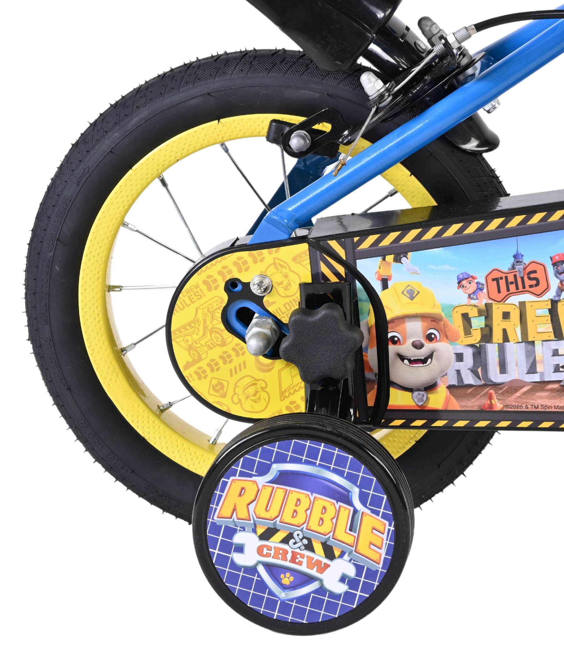 Rubble & Crew - Kinderfiets - Jongens - 12 inch - Blauw - Twee handremmen 2 Rubble & Crew - Kinderfiets - Jongens - 12 inch - Blauw - Twee handremmen - Afbeelding 2