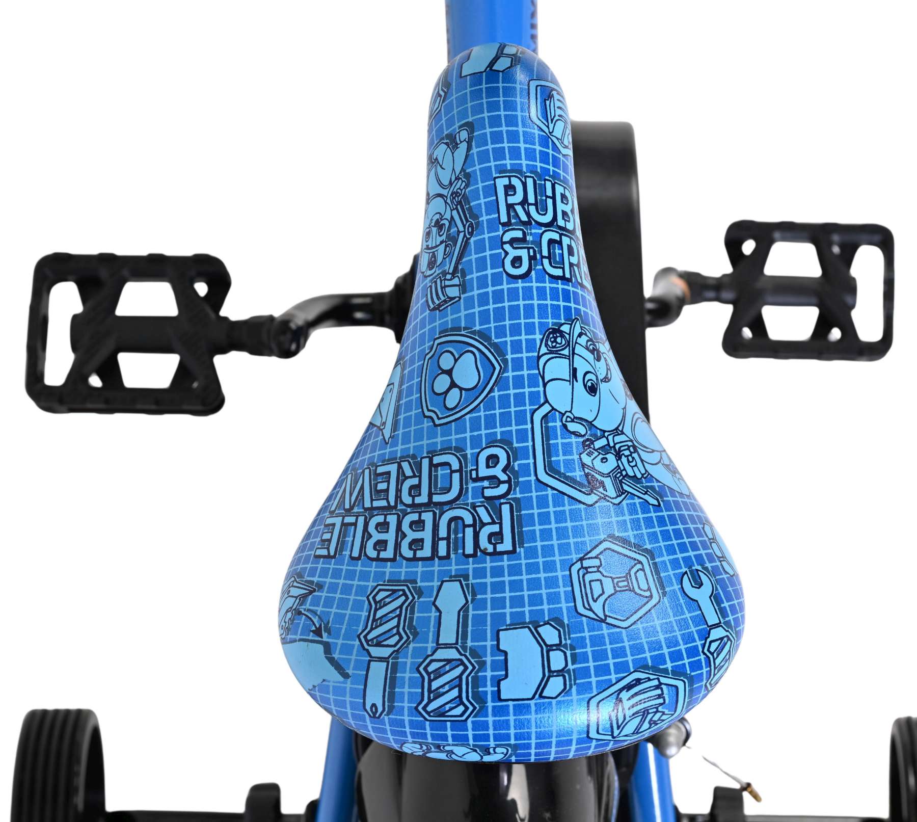 Rubble & Crew - Kinderfiets - Jongens - 12 inch - Blauw - Twee handremmen 4 Rubble & Crew - Kinderfiets - Jongens - 12 inch - Blauw - Twee handremmen - Afbeelding 4