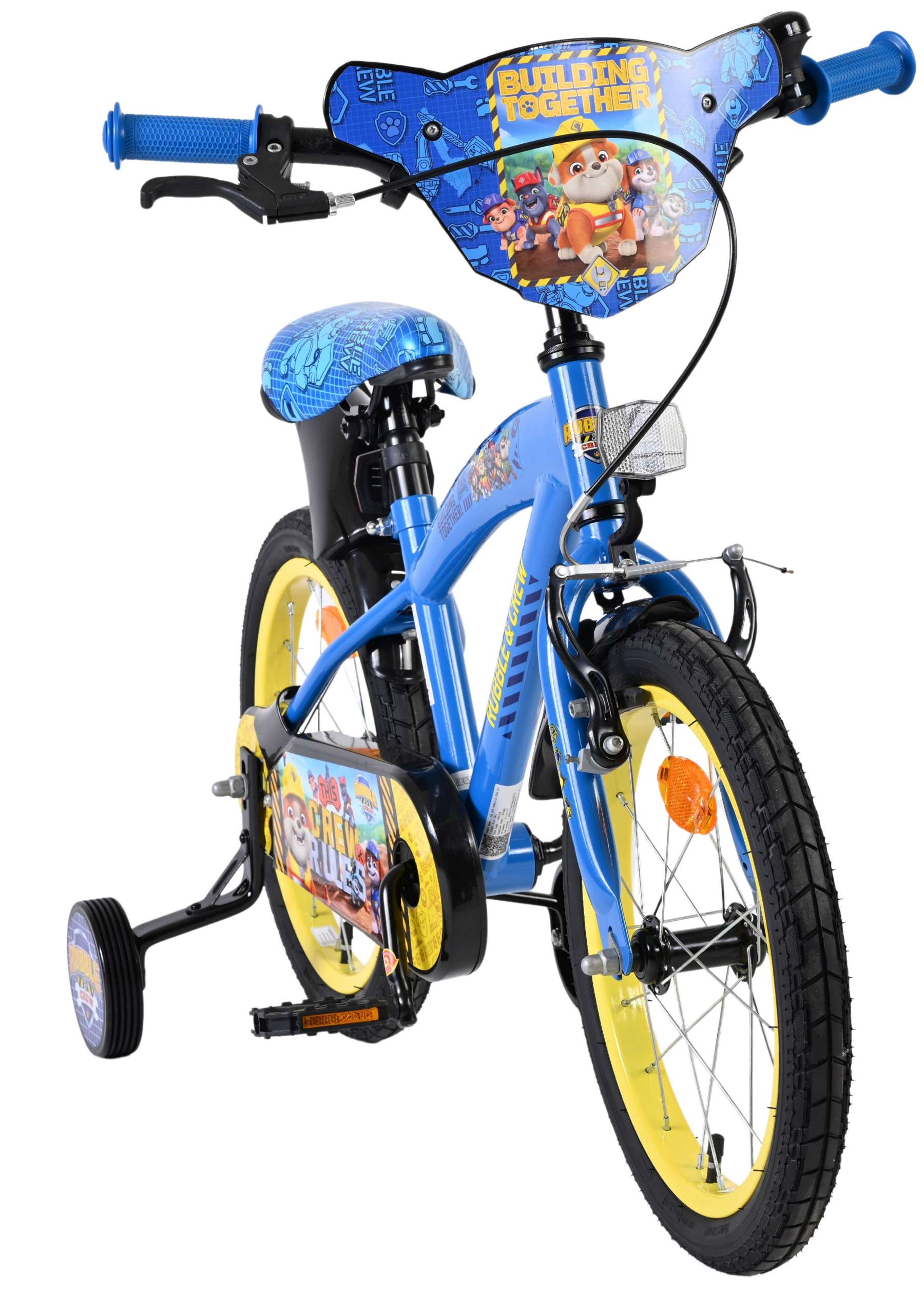 Rubble & Crew Kinderfiets - Jongens - 16 inch - Blauw 6 Rubble & Crew Kinderfiets - Jongens - 16 inch - Blauw - Afbeelding 6