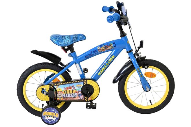 Rubble & Crew - Kinderfiets - Jongens - 14 inch - Blauw 1 Rubble & Crew - Kinderfiets - Jongens - 14 inch - Blauw
