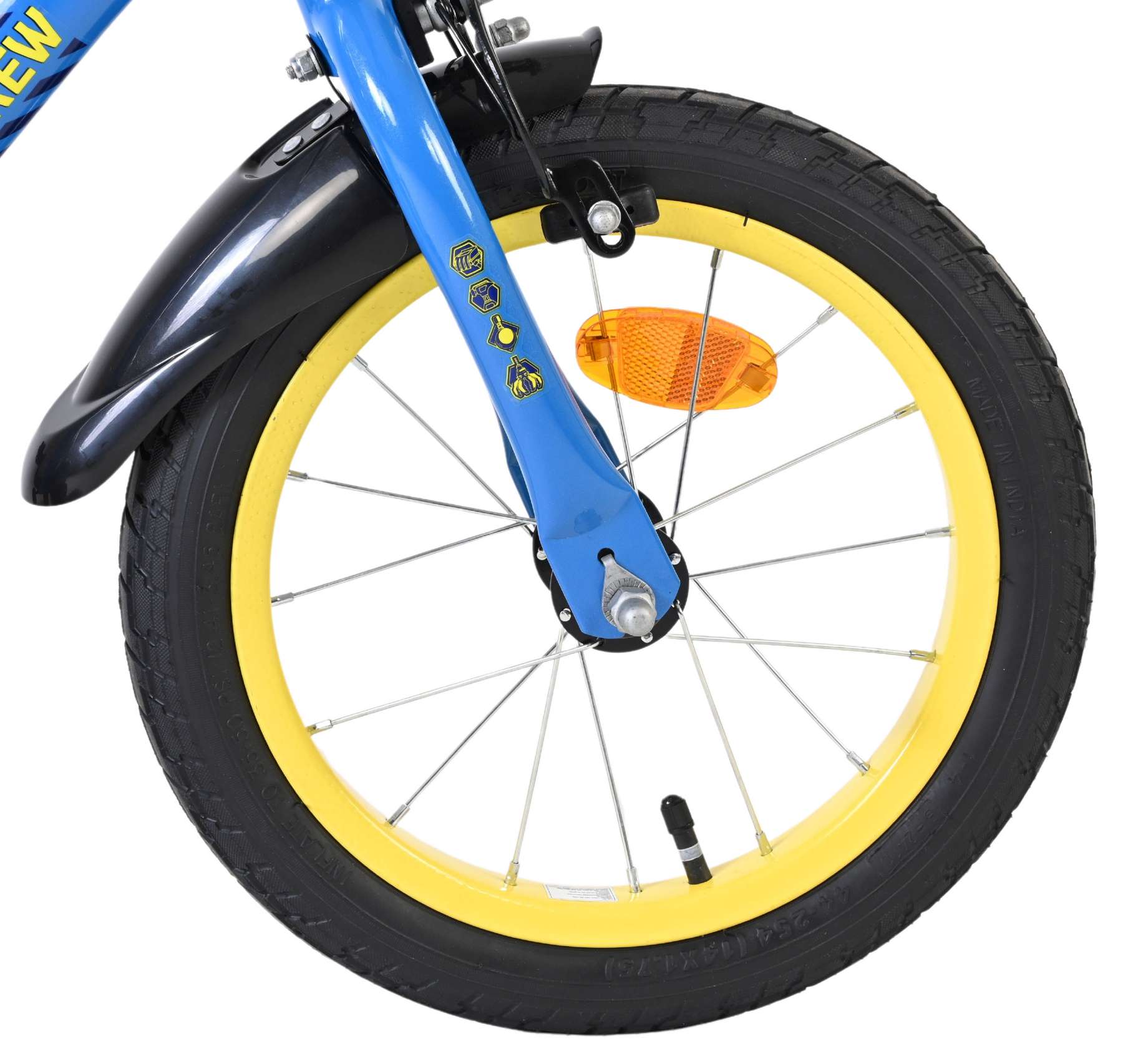 Rubble & Crew - Kinderfiets - Jongens - 14 inch - Blauw 3 Rubble & Crew - Kinderfiets - Jongens - 14 inch - Blauw - Afbeelding 3