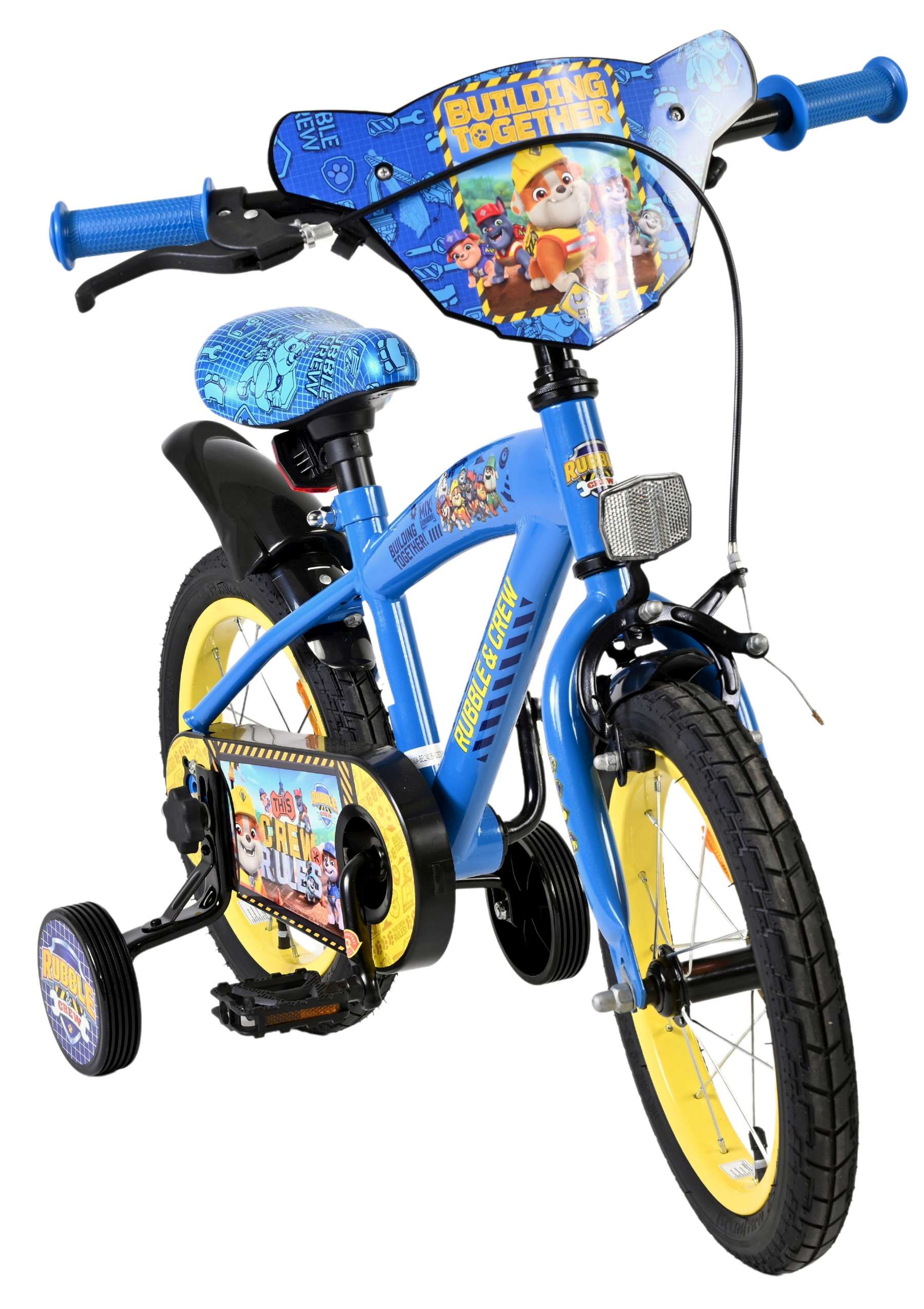 Rubble & Crew - Kinderfiets - Jongens - 14 inch - Blauw 5 Rubble & Crew - Kinderfiets - Jongens - 14 inch - Blauw - Afbeelding 5