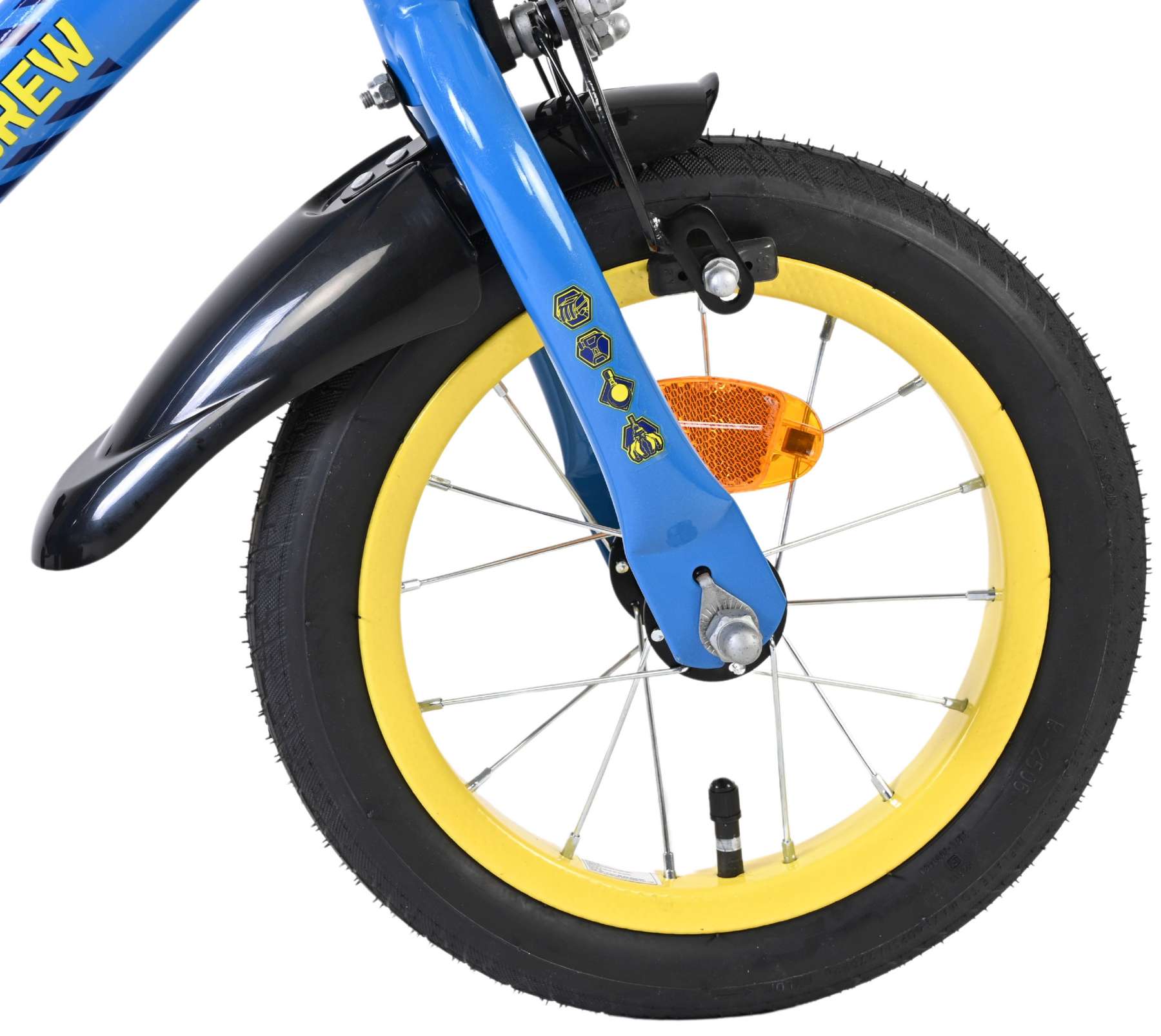 Rubble & Crew - Kinderfiets - Jongens - 12 inch - Blauw 3 Rubble & Crew - Kinderfiets - Jongens - 12 inch - Blauw - Afbeelding 3