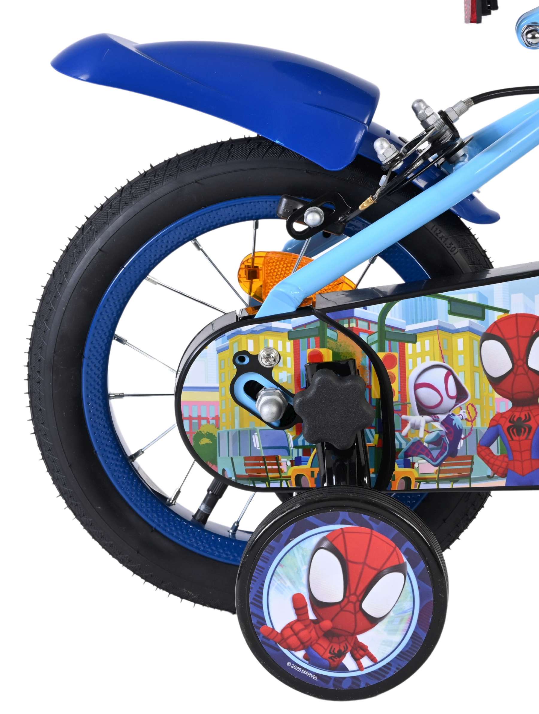 Spidey Kinderfiets - Jongens - 12 inch - Blauw - Twee handremmen 2 Spidey Kinderfiets - Jongens - 12 inch - Blauw - Twee handremmen - Afbeelding 2